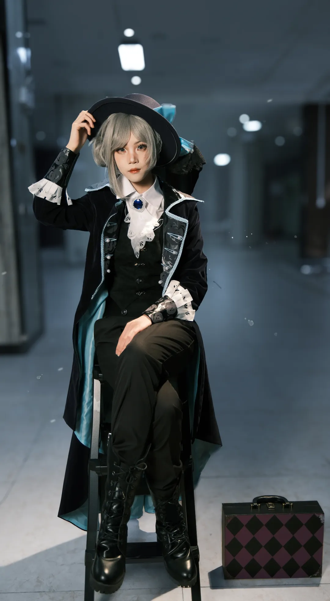 重返未来1999, 漫展返图, 维尔汀cos, 银发cosplay, 复古穿搭 - 第1张
