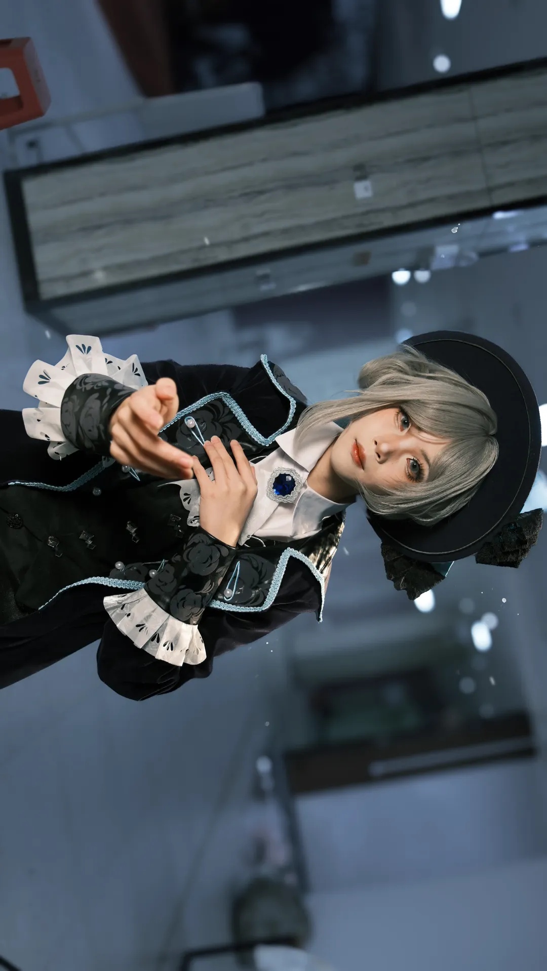 重返未来1999, 漫展返图, 维尔汀cos, 银发cosplay, 复古穿搭 - 第3张