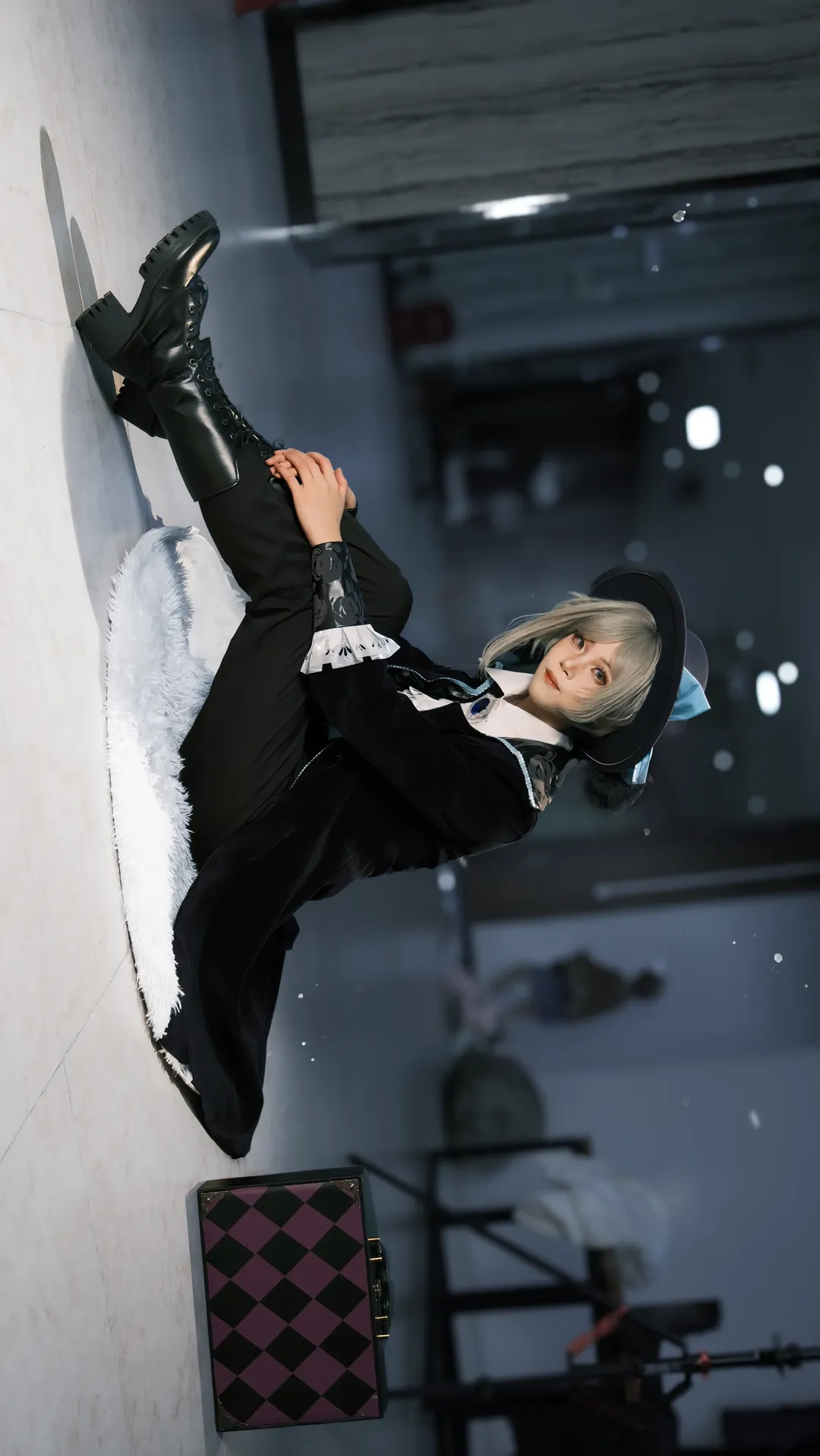 重返未来1999, 漫展返图, 维尔汀cos, 银发cosplay, 复古穿搭