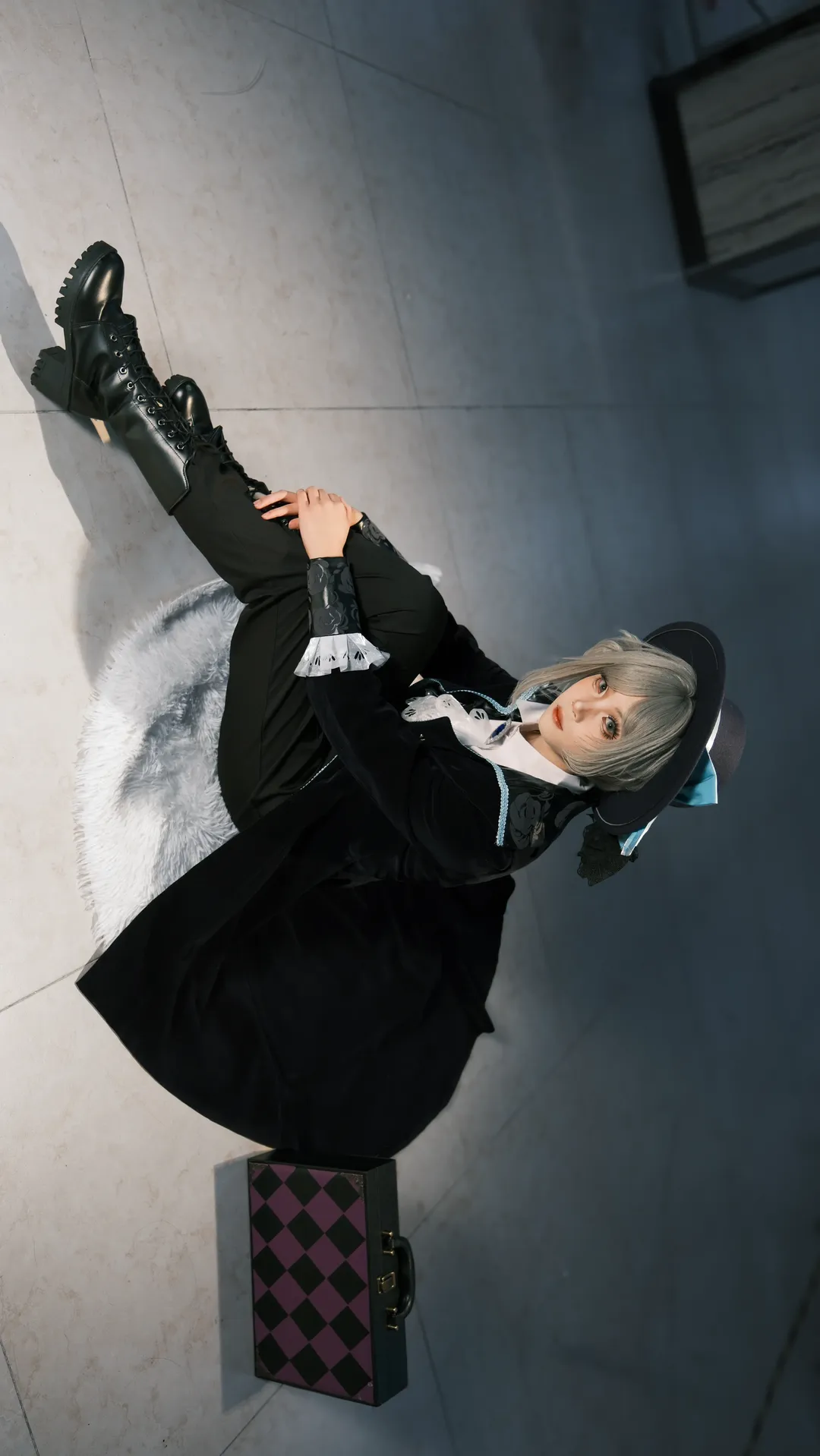 重返未来1999, 漫展返图, 维尔汀cos, 银发cosplay, 复古穿搭 - 第5张