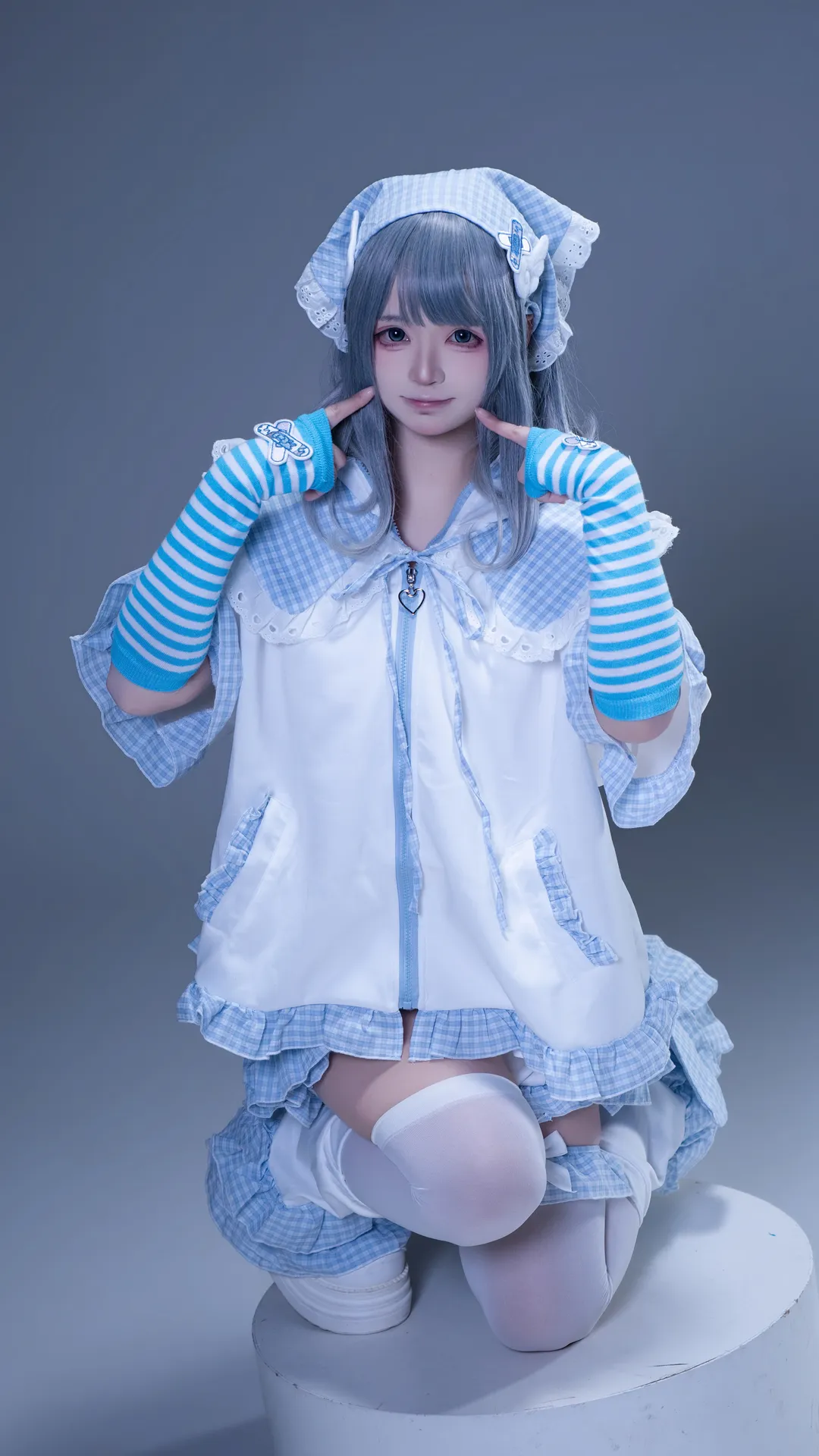 コスプレ, イベント写真, サブカルファッション, 水色系, ニャンニャン教 - 3枚目