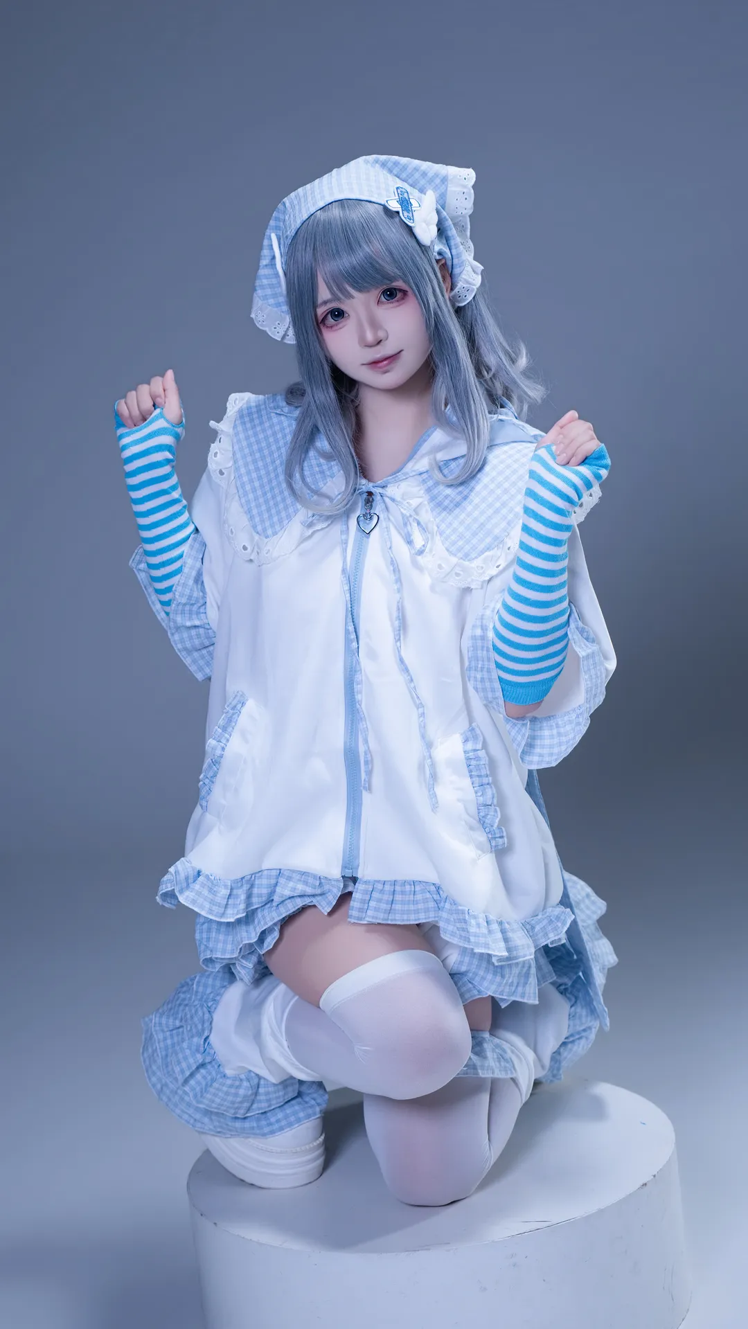 コスプレ, イベント写真, サブカルファッション, 水色系, ニャンニャン教 - 4枚目