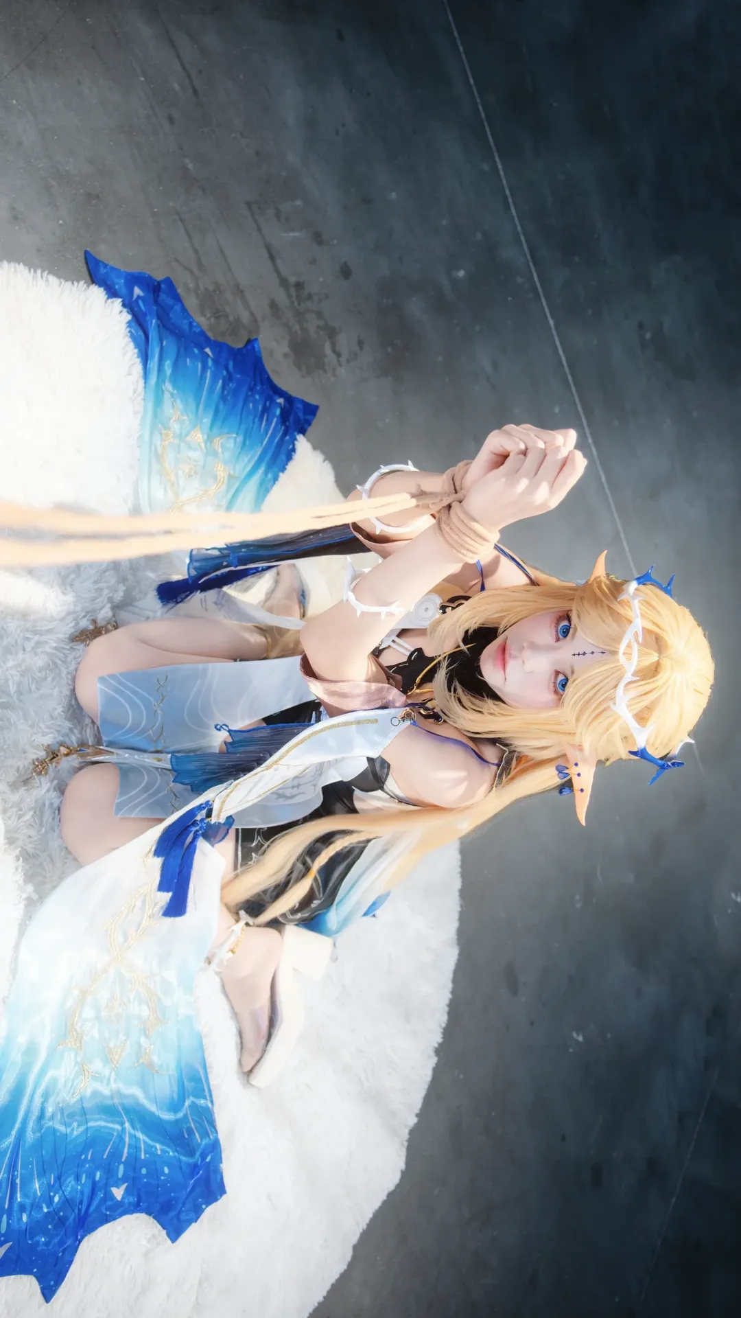 鸣潮, cosplay摄影, 展会返图, 卡提西娅cos, 于影中启明