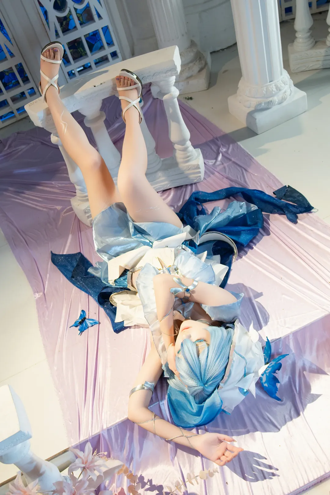 Wuthering Waves, The Shorekeeper cosplay, Cosplay photography, Anime recreation, Wuthering Waves Shorekeeper
