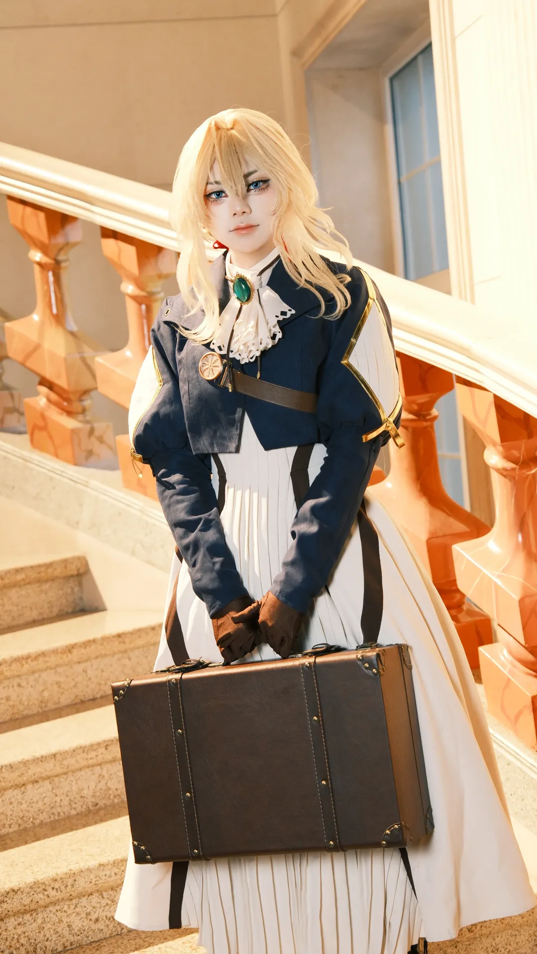 二次元cosplay, 薇尔莉特cos, 紫罗兰永恒花园, 复古穿搭, cos日常