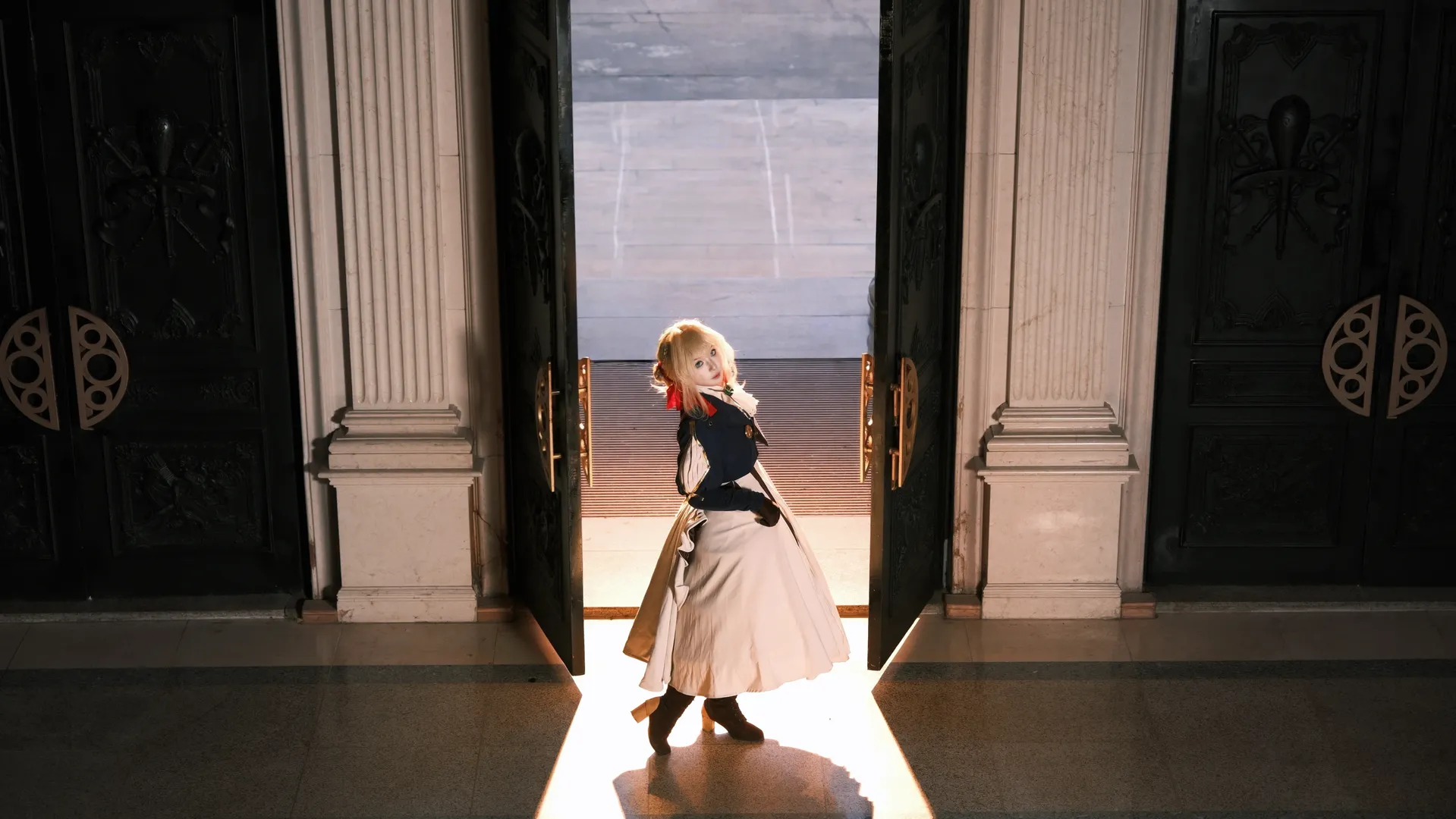 cosplay摄影, 薇尔莉特cos, 紫罗兰永恒花园, 光影人像, 复古穿搭 - 第6张