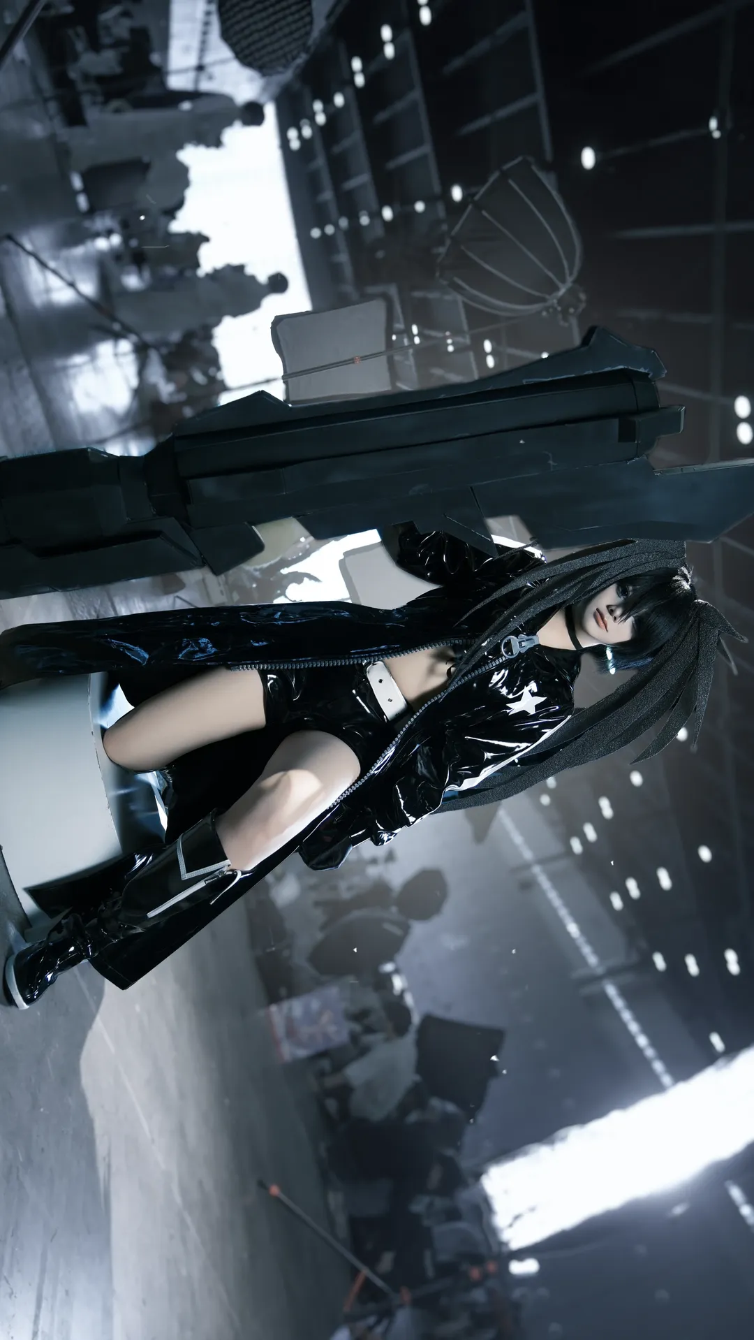 cosplay, 漫展返图, 黑岩射手cos, BLACK★ROCK SHOOTER, 漆皮风衣