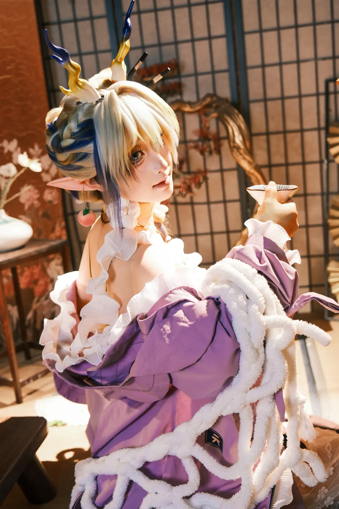 黍cos, 明日方舟, 春日宴, 和风cosplay, 明日方舟七周年