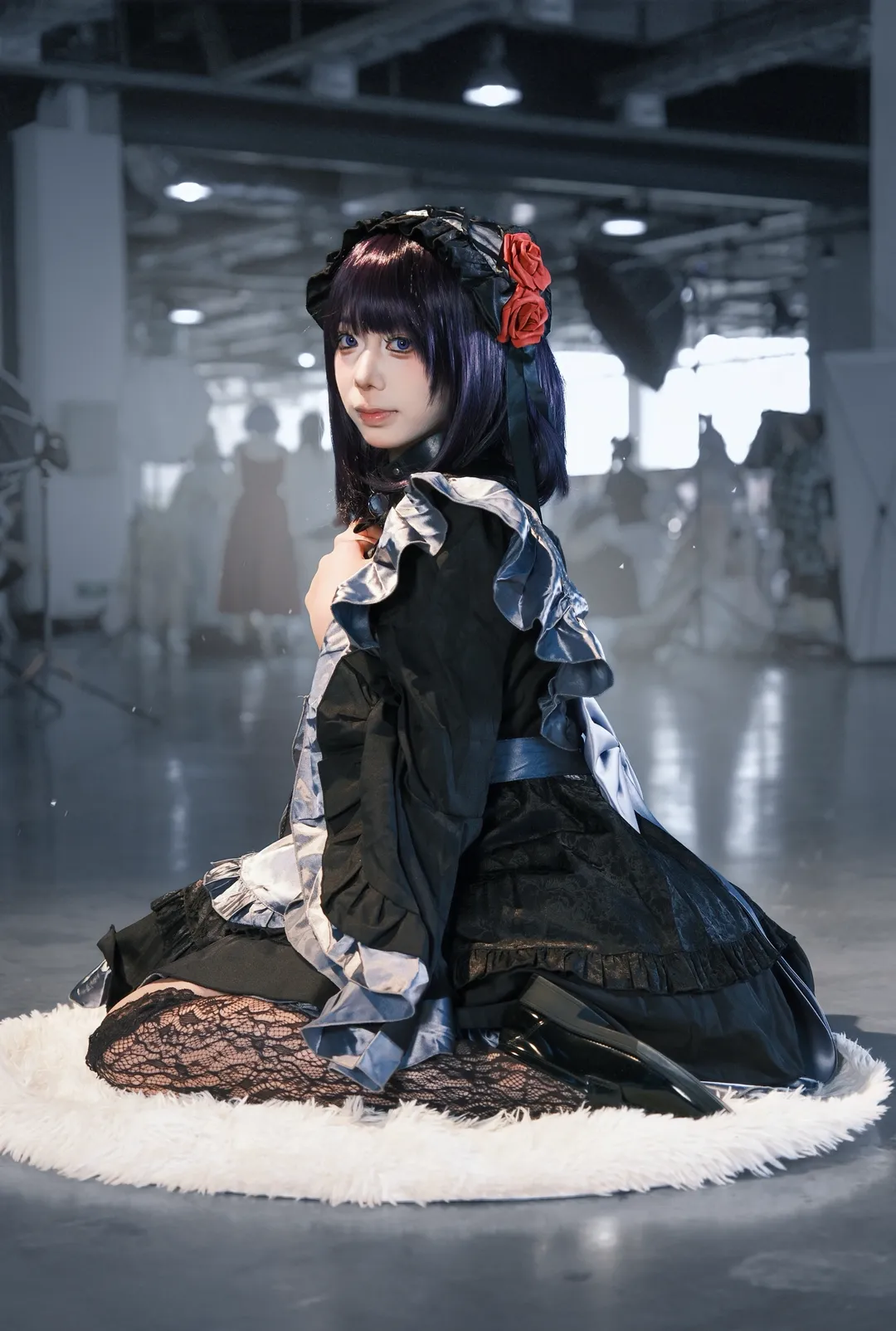 漫展返图, 二次元cosplay, 更衣人偶坠入爱河, 黑江雫cos, 哥特女仆 - 第3张