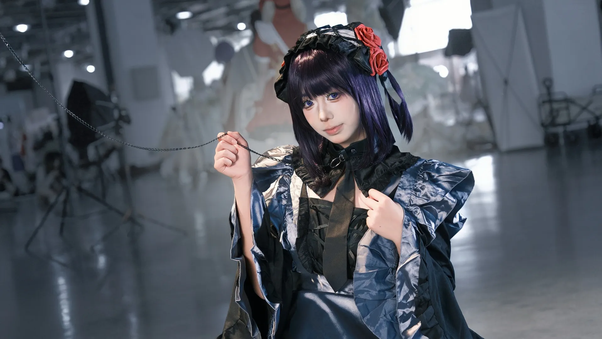 漫展返图, 二次元cosplay, 更衣人偶坠入爱河, 黑江雫cos, 哥特女仆 - 第5张