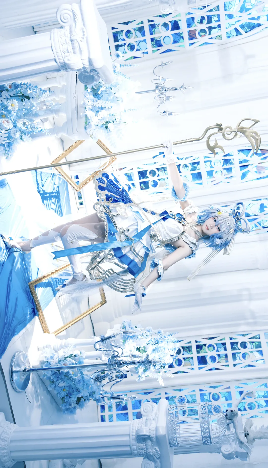 cosplay, Luo Tianyi cosplay, Blue and white color scheme, Studio photoshoot share, Luo Tianyi 2026 Tour - Image 2