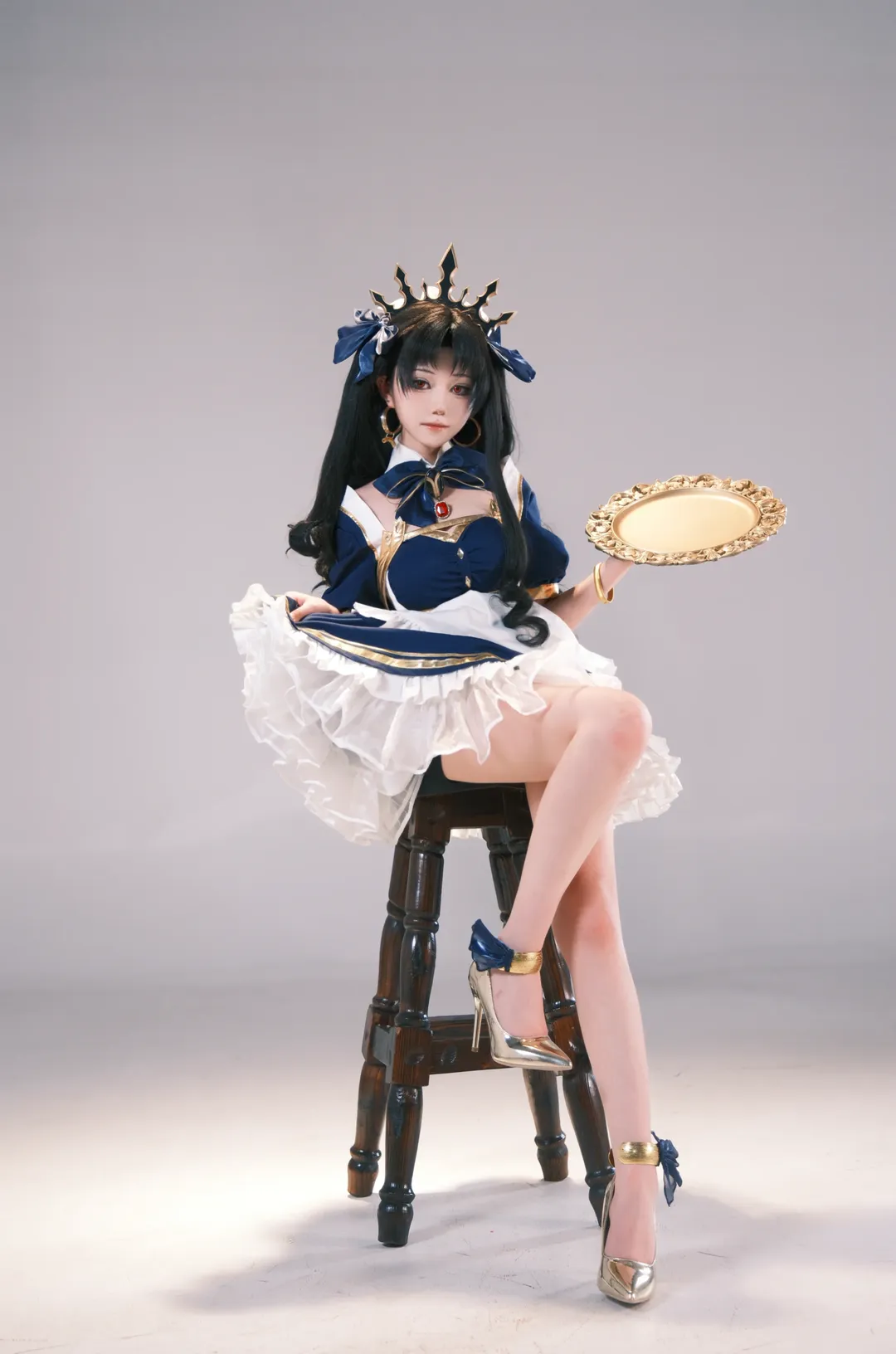 二次元摄影, Fate/Grand Order, 女仆装, 伊什塔尔cos, cosplay棚拍