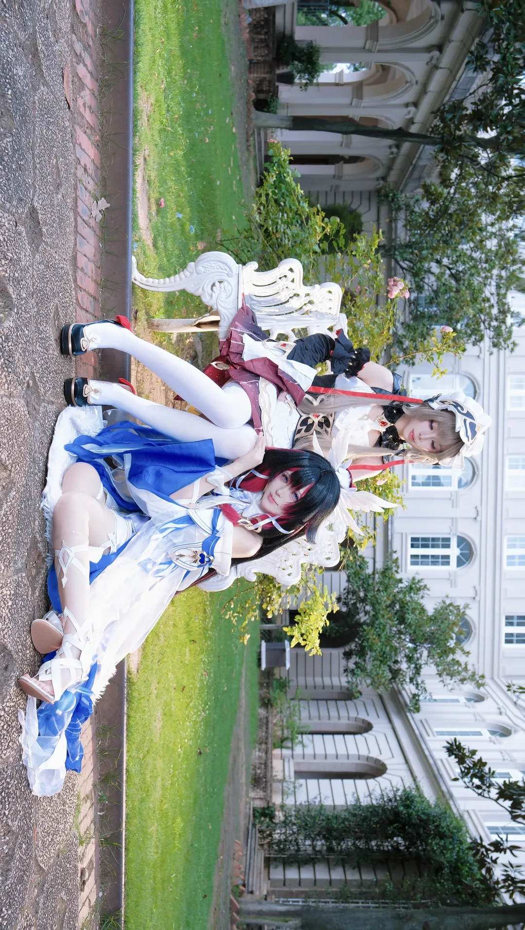 原神, コロンビーナ コスプレ, 少女×傀儡, 二次元コスプレ, 原神 屋外撮影