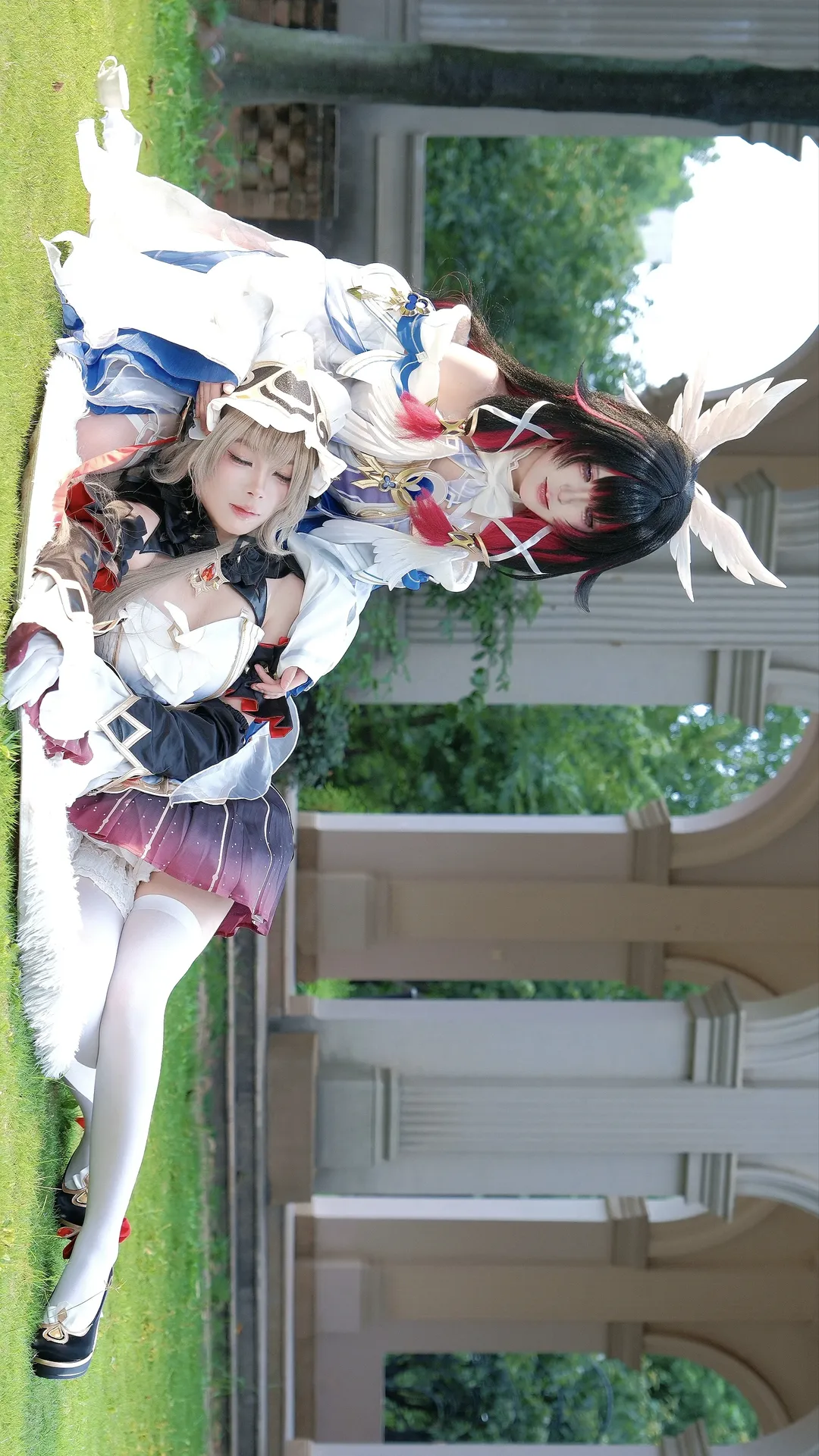 原神, コロンビーナ コスプレ, 少女×傀儡, 二次元コスプレ, 原神 屋外撮影 - 2枚目