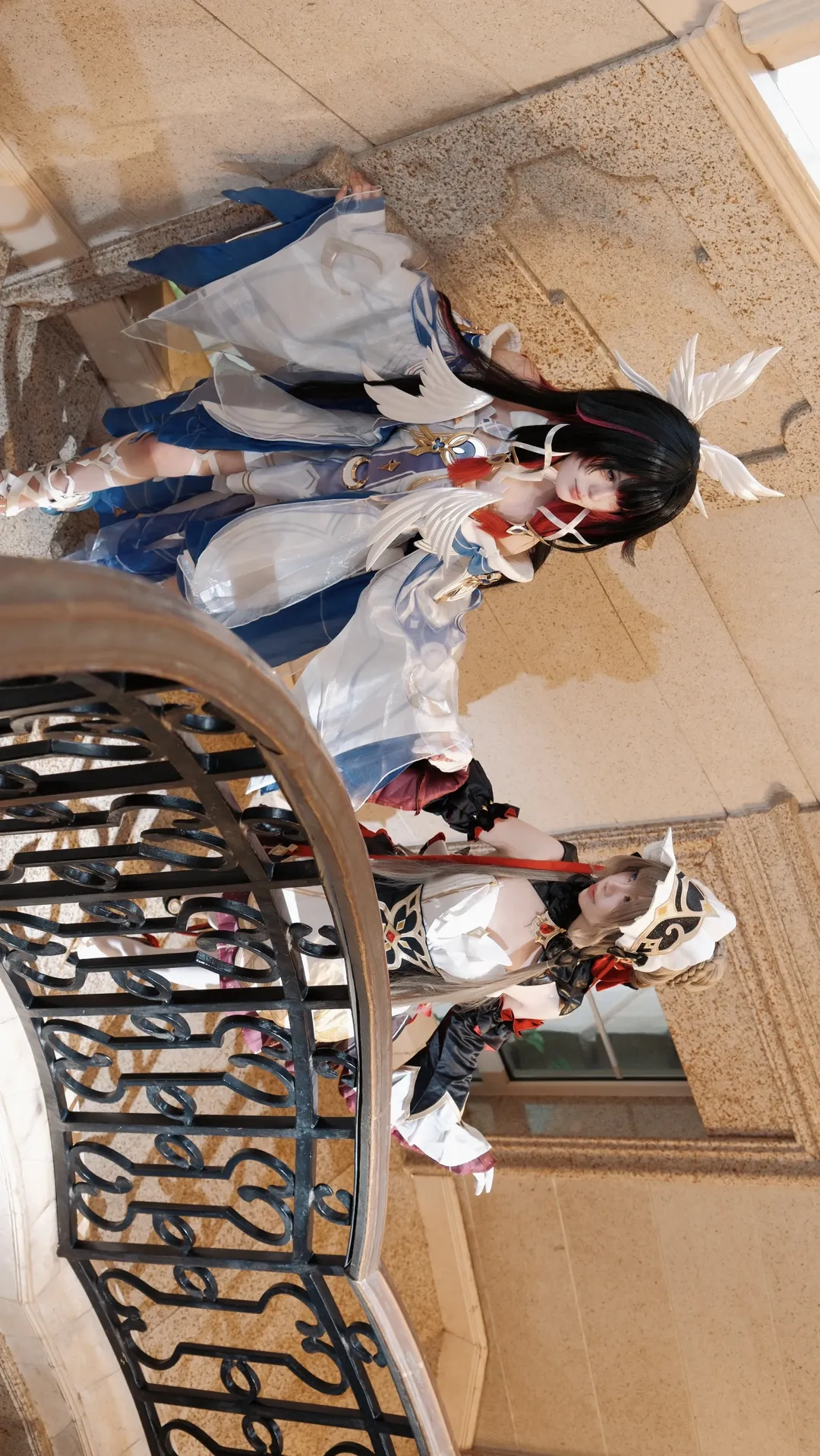 原神, コロンビーナ コスプレ, 少女×傀儡, 二次元コスプレ, 原神 屋外撮影 - 3枚目