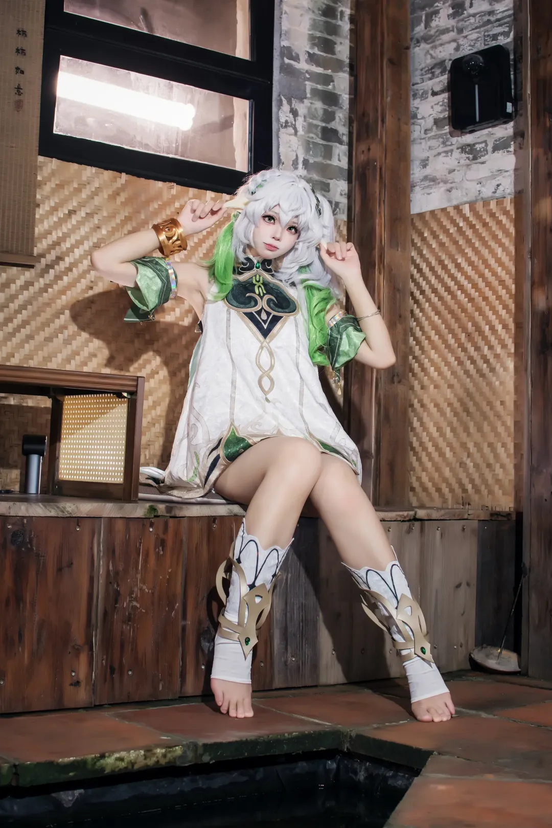 二次元, 原神, ナヒーダ コスプレ, 草神, コスプレ撮影 - 1枚目