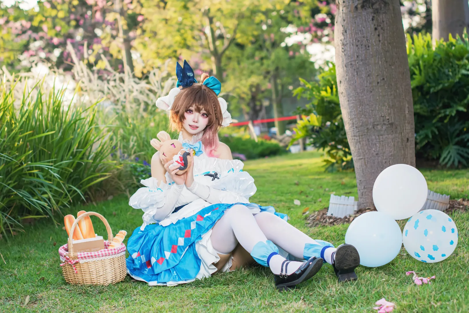 户外摄影, 明日方舟, 艾雅法拉cos, cosplay穿搭, 春日野餐 - 第2张
