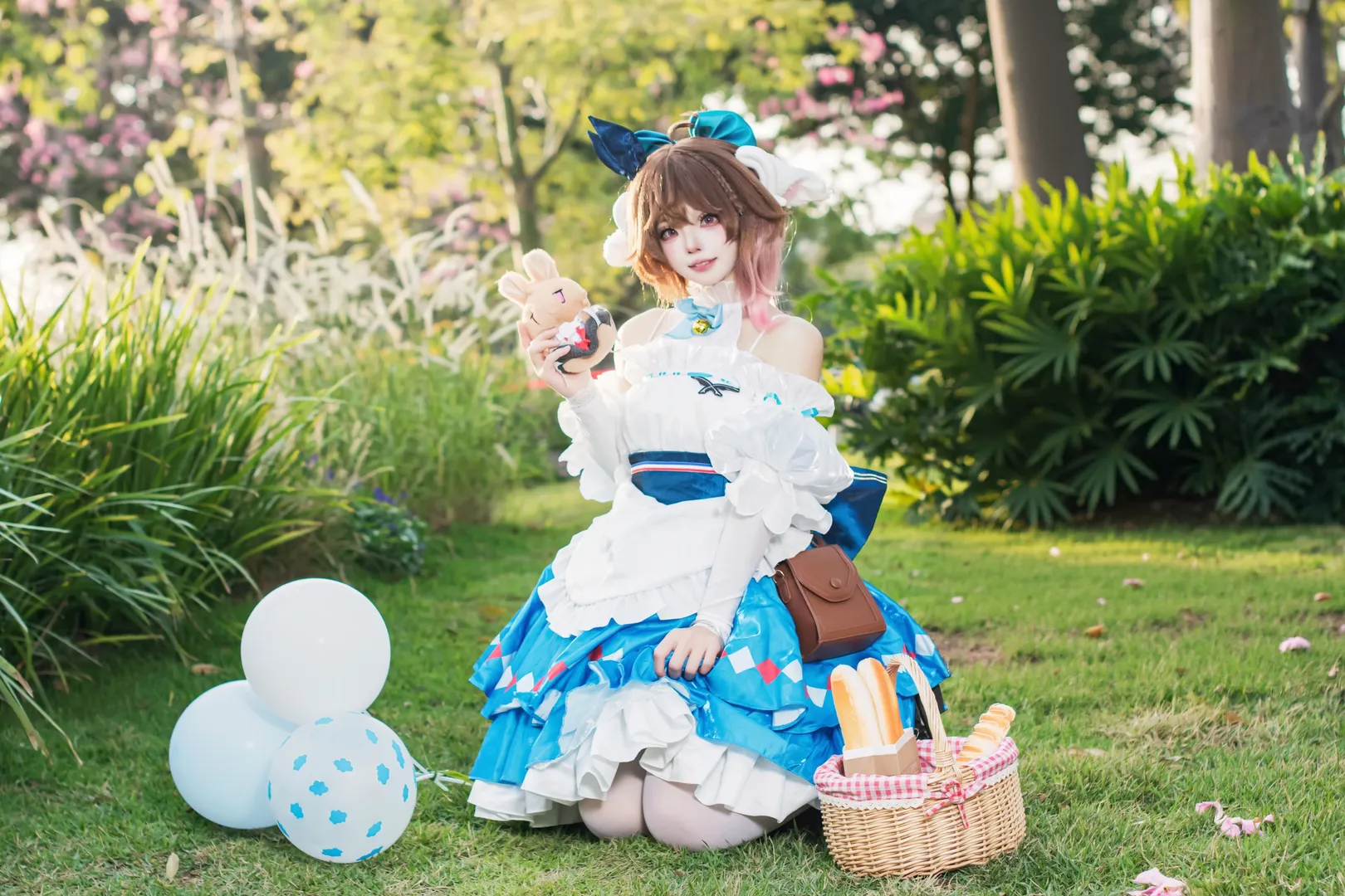 户外摄影, 明日方舟, 艾雅法拉cos, cosplay穿搭, 春日野餐 - 第4张