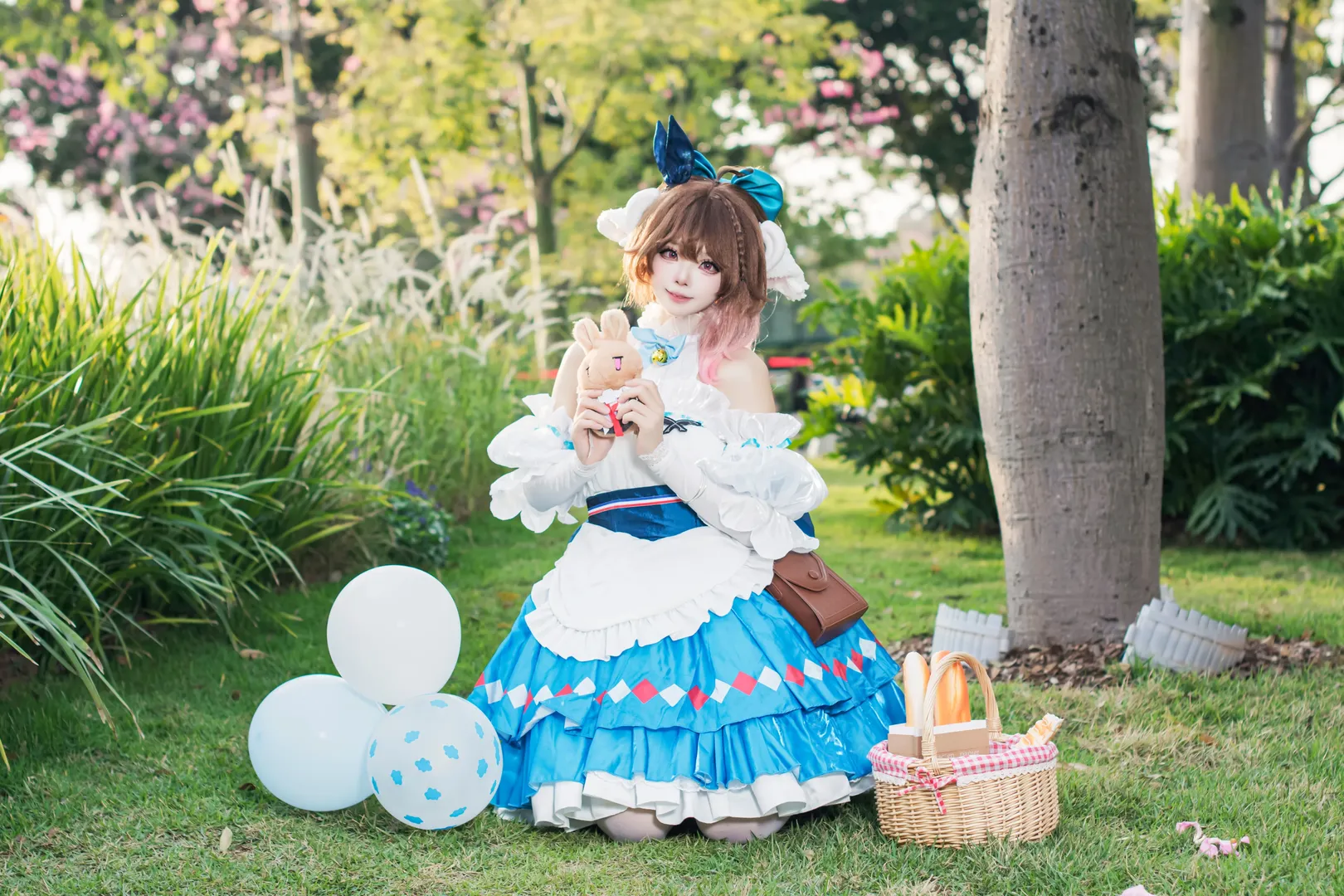 户外摄影, 明日方舟, 艾雅法拉cos, cosplay穿搭, 春日野餐 - 第5张