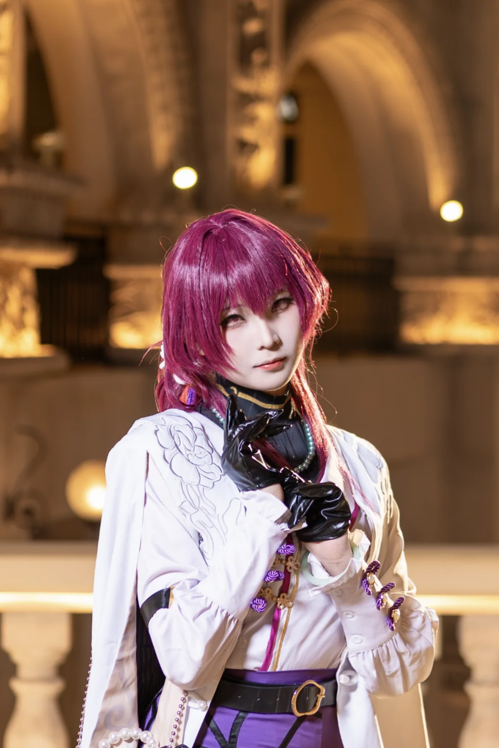 崩坏星穹铁道, 卡芙卡cos, cosplay摄影, Coser穿搭, 古茗联动 - 第1张