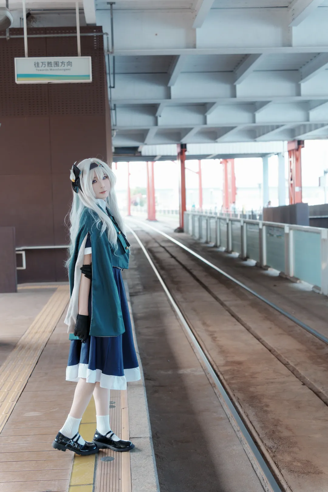 二次元, 崩壊：スターレイル, ホタル コスプレ, コスプレ撮影, 都市の屋外風景