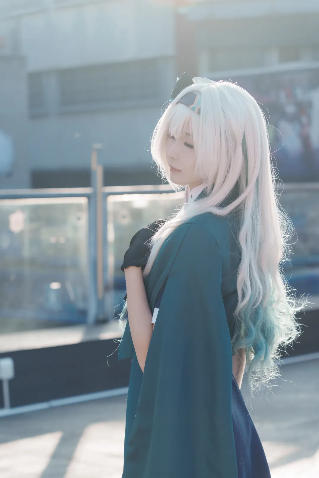 二次元, 崩壊：スターレイル, ホタル コスプレ, コスプレ撮影, 都市の屋外風景 - 4枚目