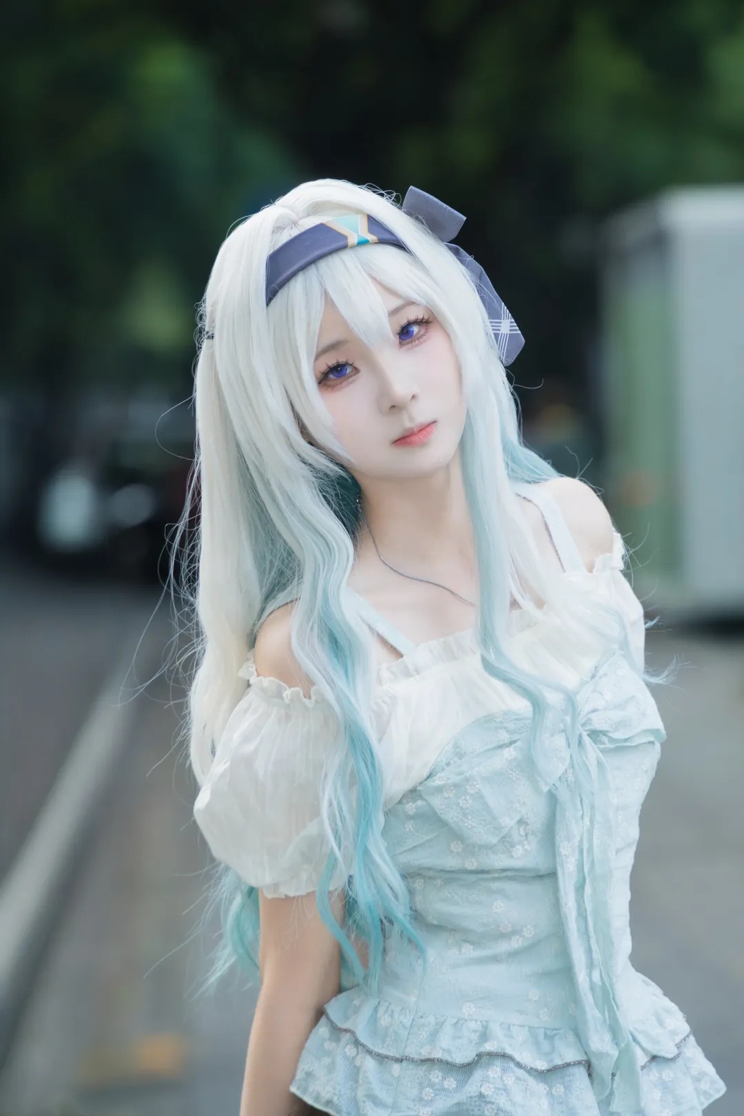 崩壊：スターレイル, ホタル コスプレ, 都市のストリートスナップ, ロケコス, グラデーションウィッグ