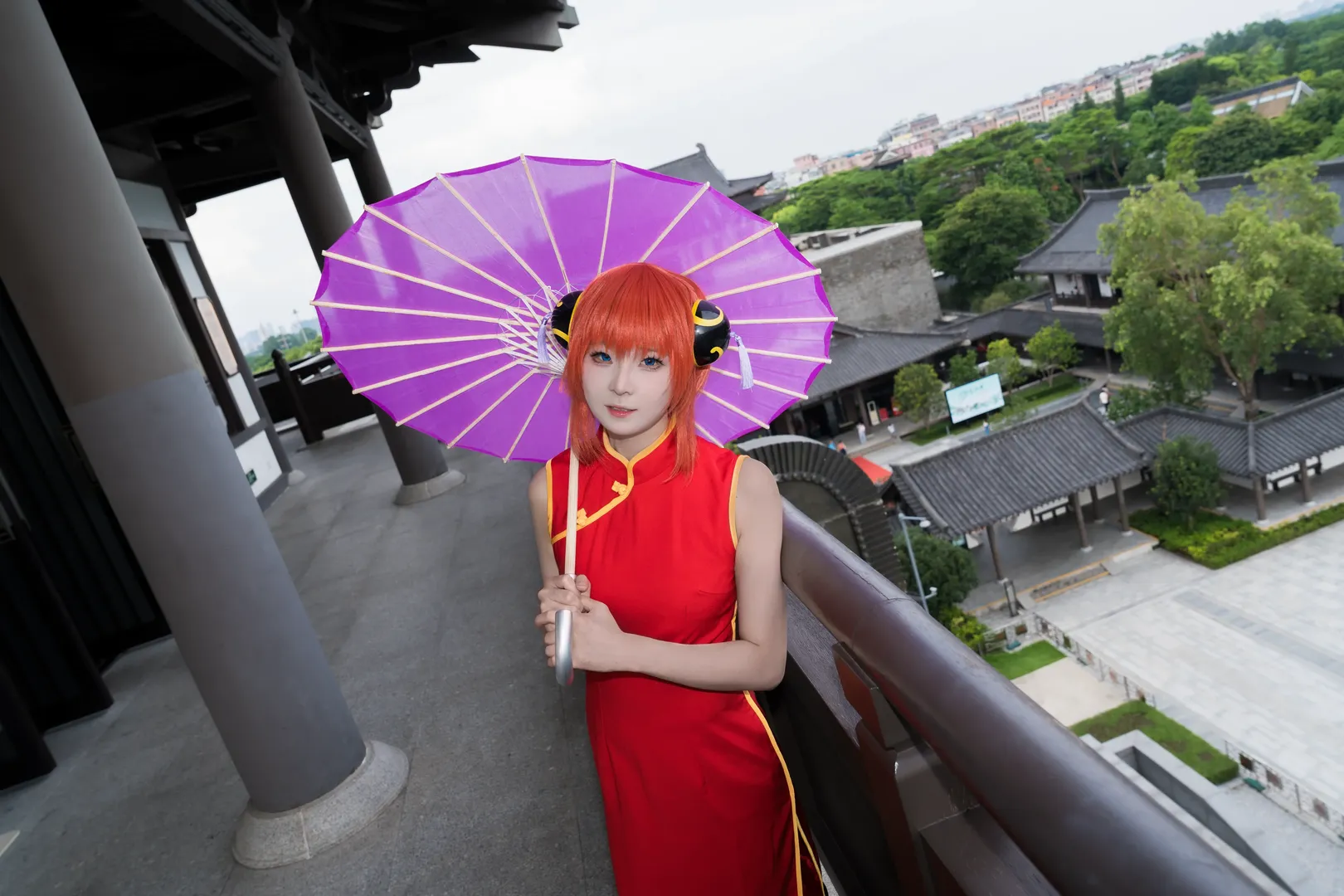 Cosplay分享, 神乐cos, 动漫角色扮演, 银魂, 万事屋神乐 - 第2张