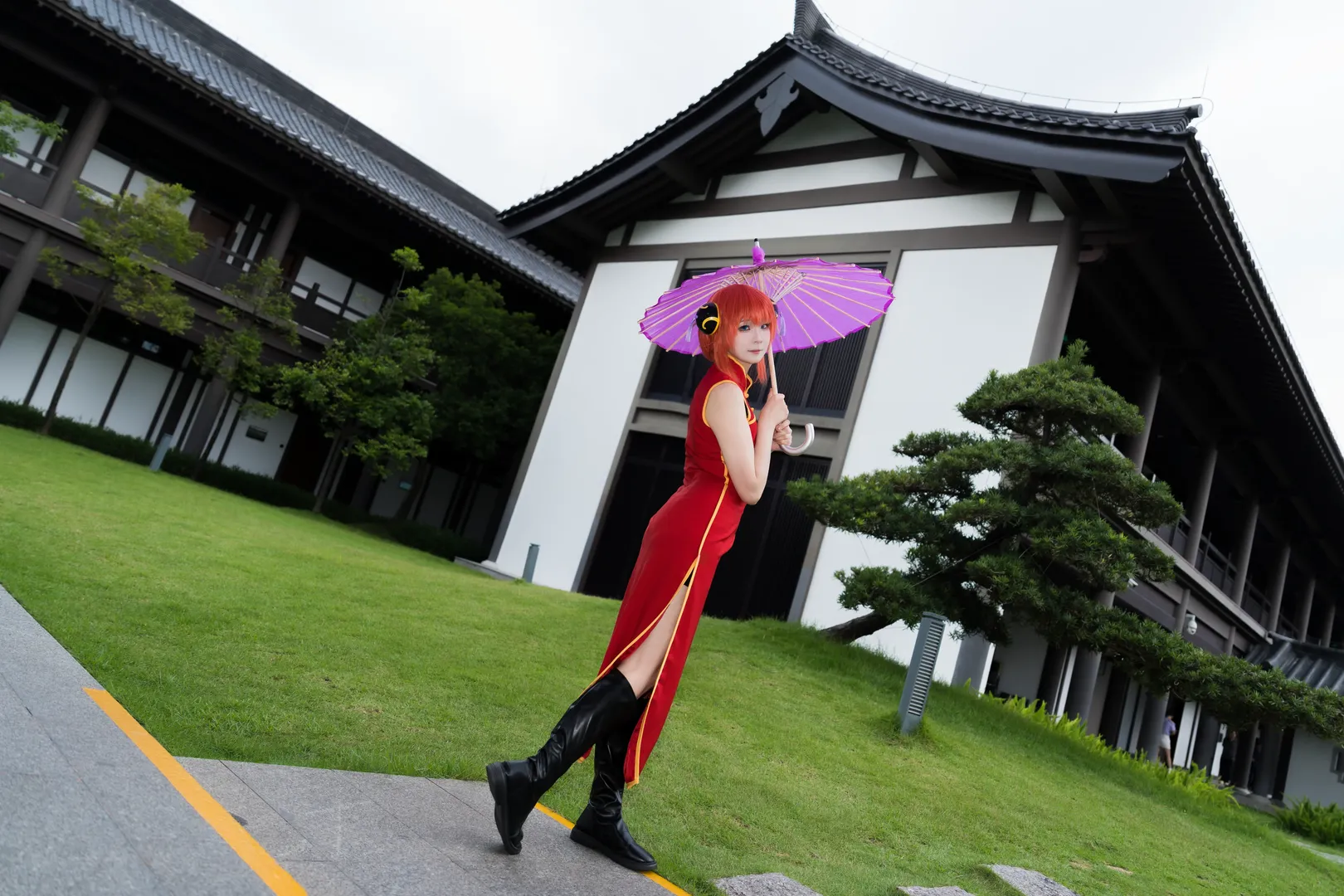 Cosplay分享, 神乐cos, 动漫角色扮演, 银魂, 万事屋神乐 - 第3张