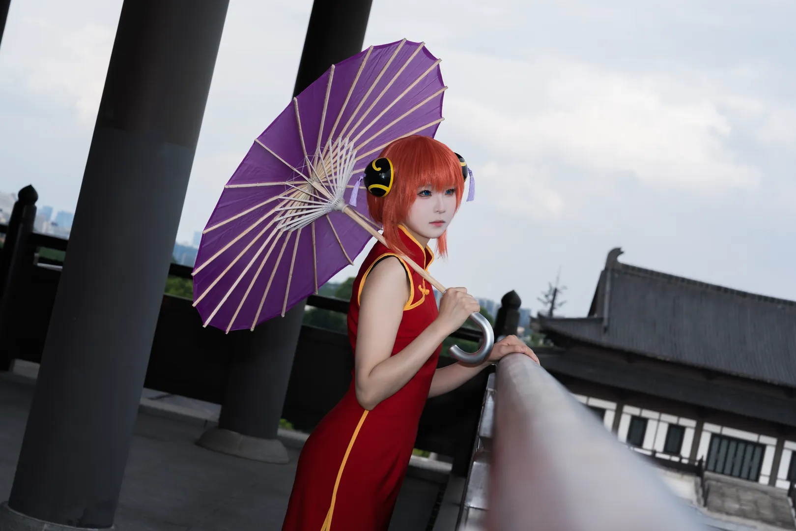 Cosplay分享, 神乐cos, 动漫角色扮演, 银魂, 万事屋神乐 - 第5张