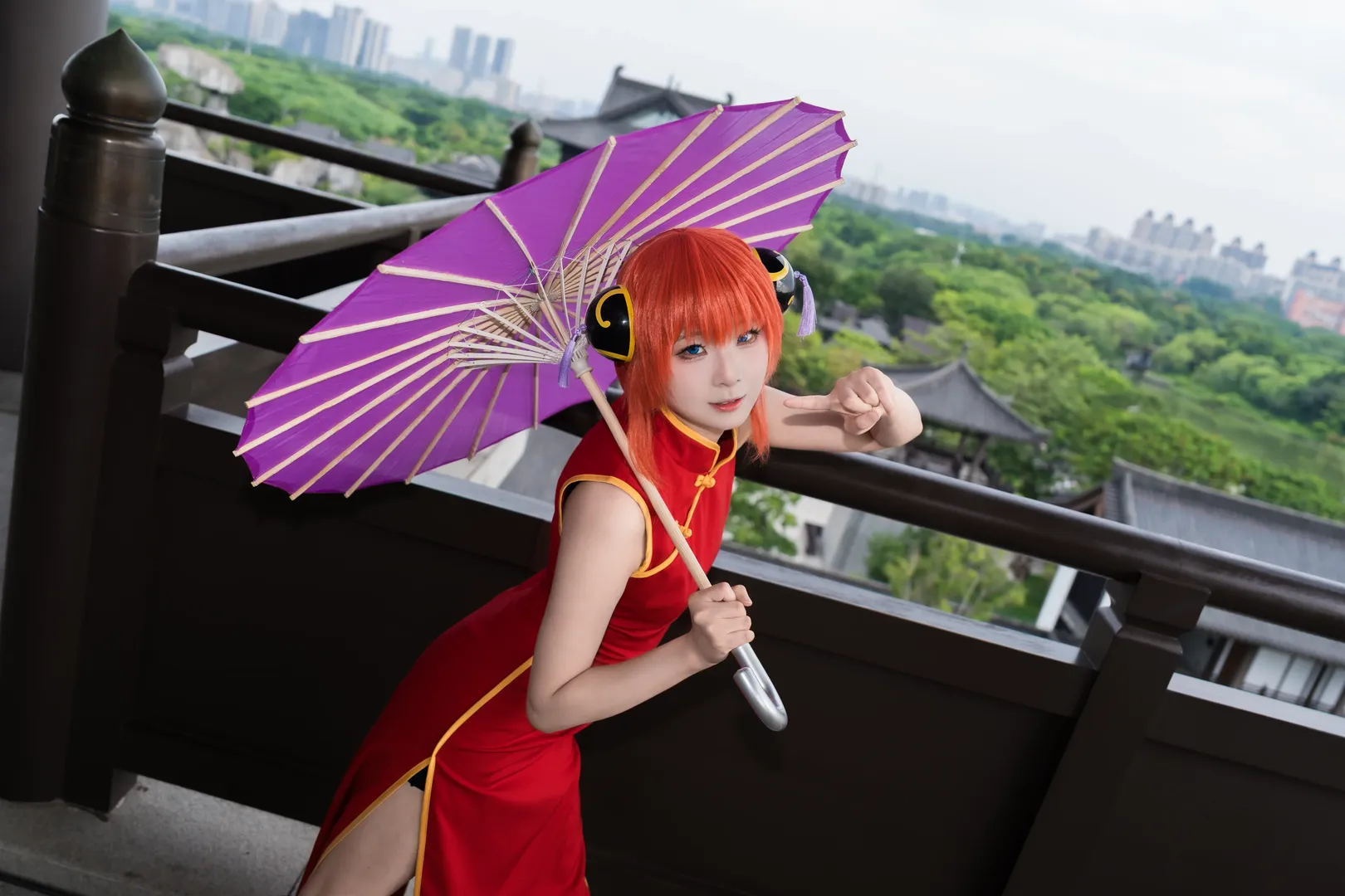 cosplay, 二次元摄影, 神乐cos, 银魂, 武术