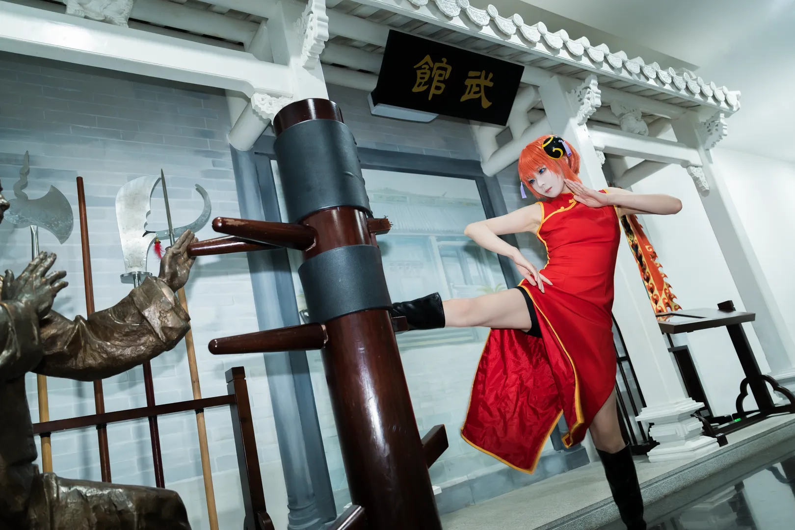 cosplay, 二次元摄影, 神乐cos, 银魂, 武术 - 第2张