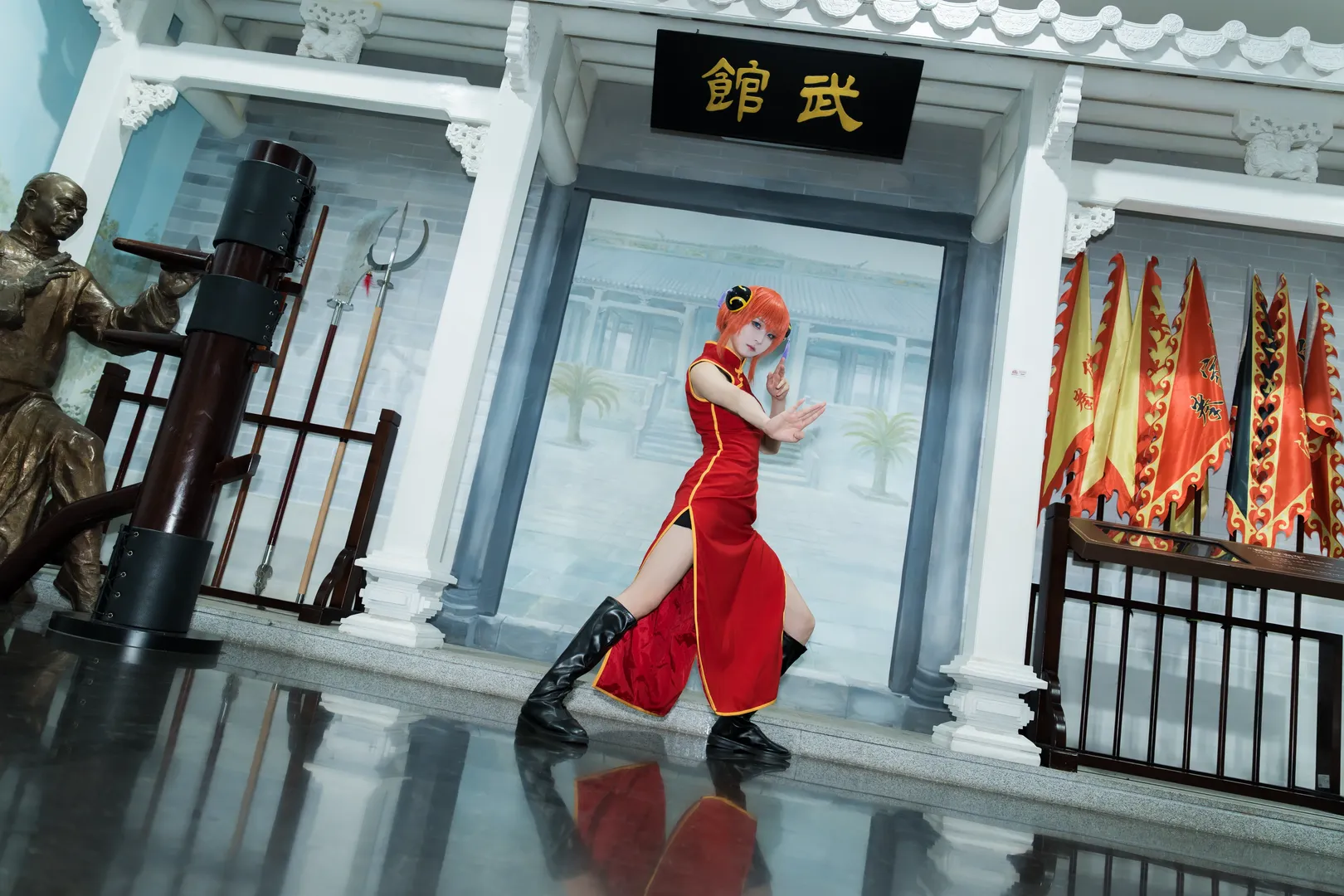 cosplay, 二次元摄影, 神乐cos, 银魂, 武术 - 第3张