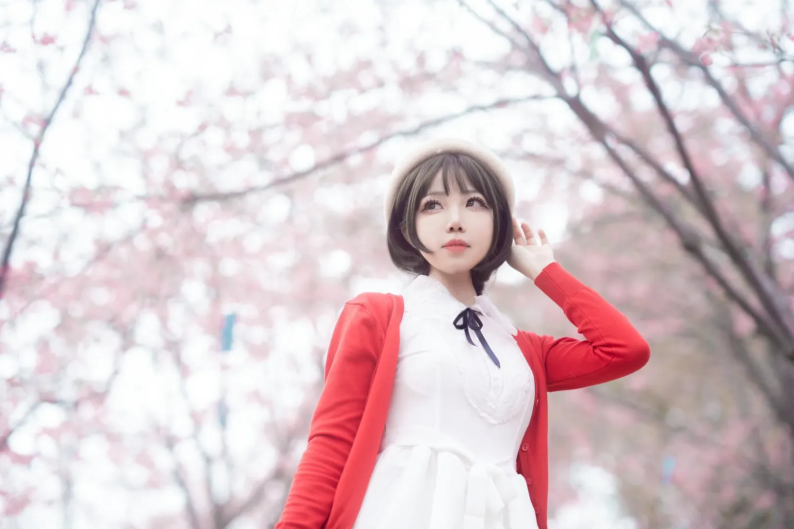 Megumi Kato Cosplay, Saekano: How to Raise a Boring Girlfriend, Cherry blossom portrait, Chengdu photoshoot request, Spring girl portrait - Image 14