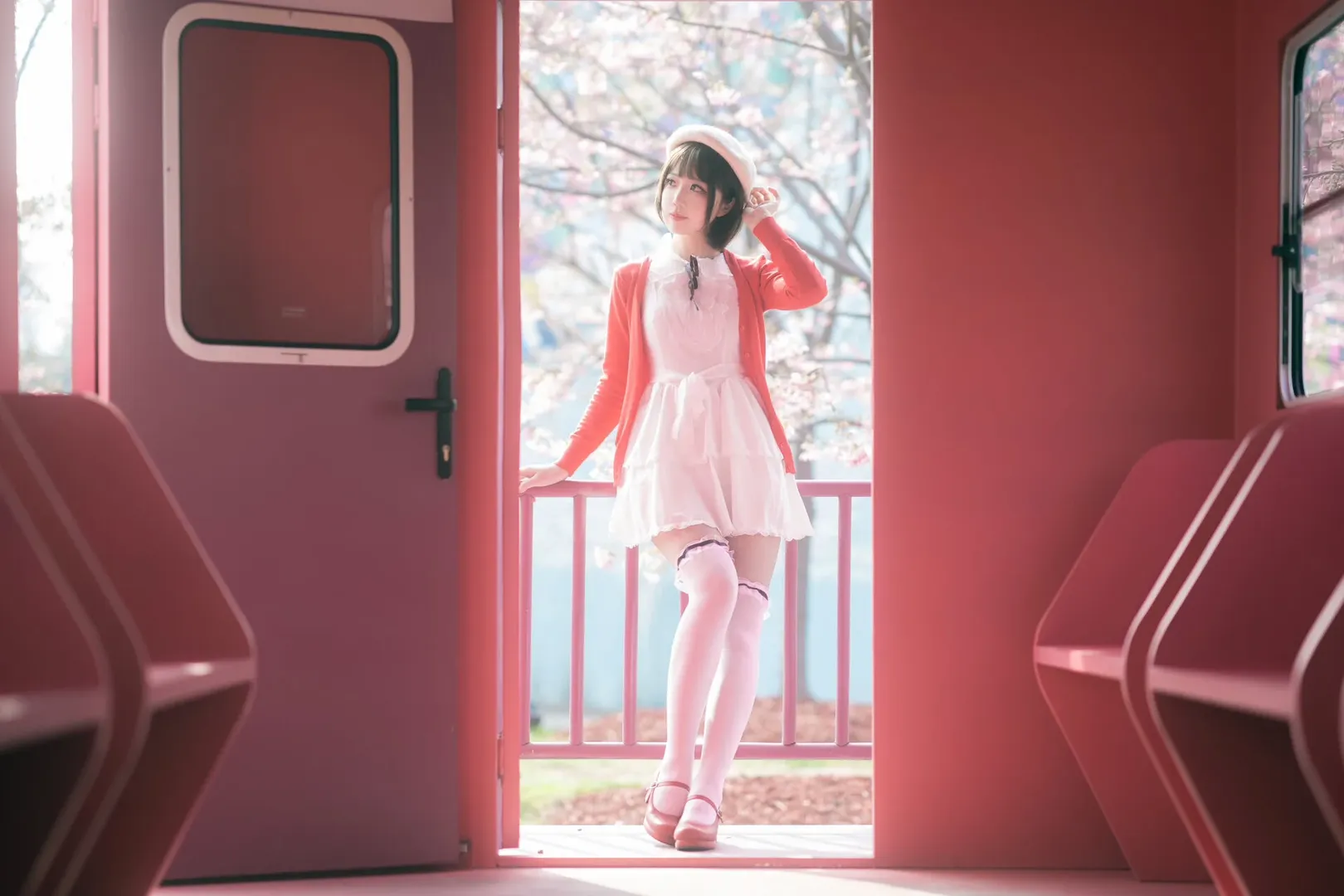 Megumi Kato Cosplay, Saekano: How to Raise a Boring Girlfriend, Cherry blossom portrait, Chengdu photoshoot request, Spring girl portrait - Image 2