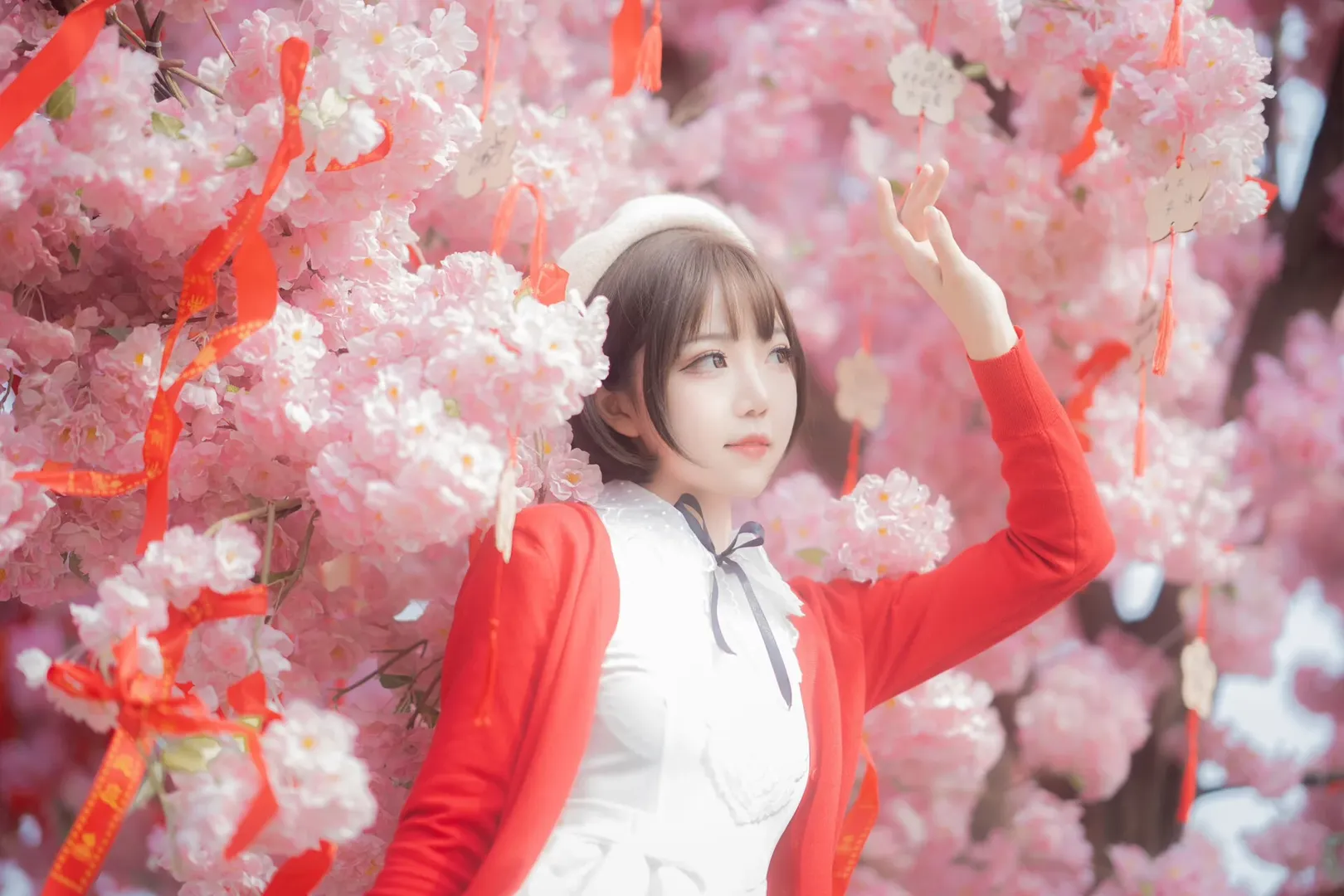 Megumi Kato Cosplay, Saekano: How to Raise a Boring Girlfriend, Cherry blossom portrait, Chengdu photoshoot request, Spring girl portrait - Image 5