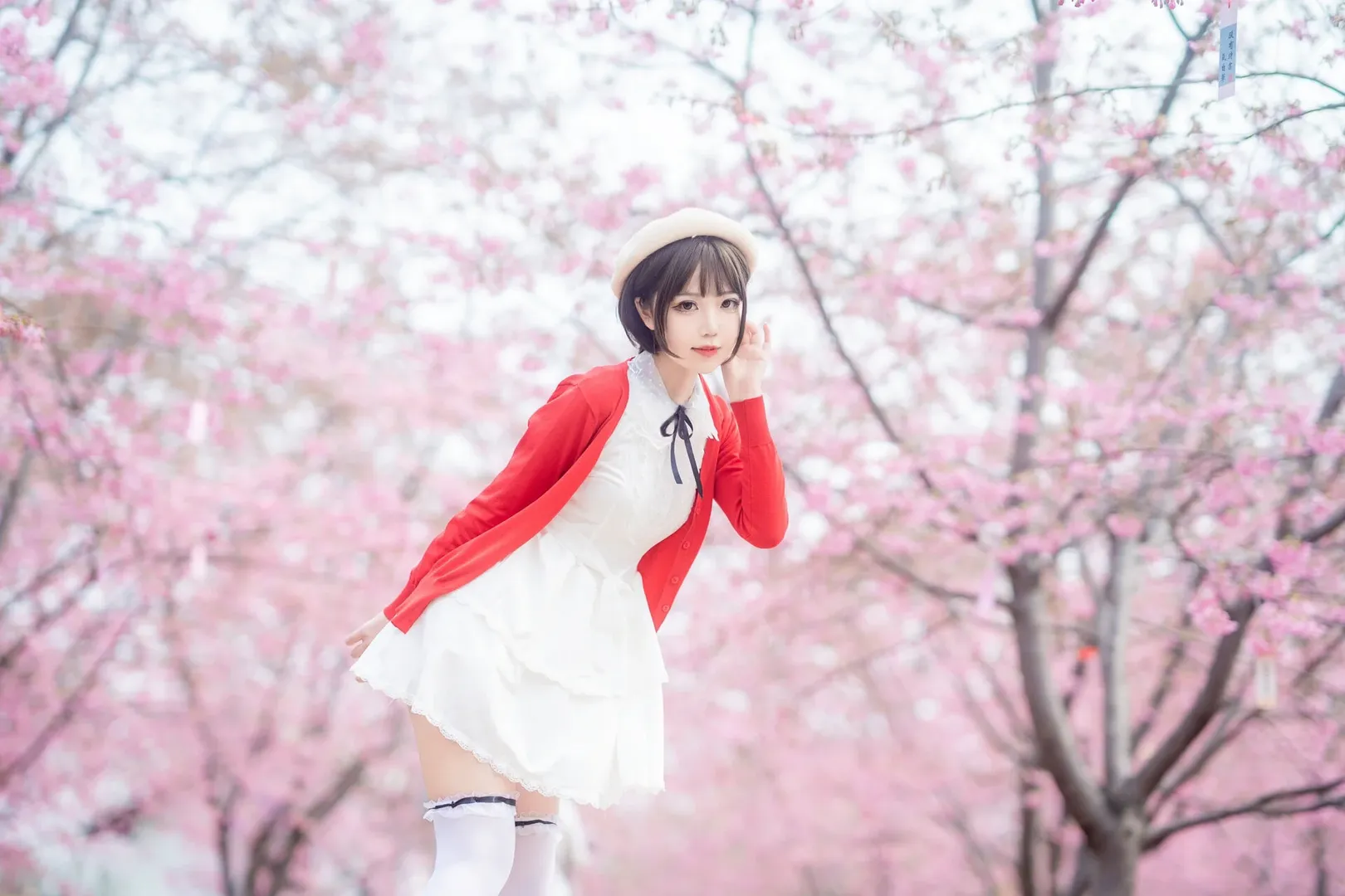 加藤惠cos, 路人女主的养成方法, 樱花人像, 成都约拍, 春日少女写真