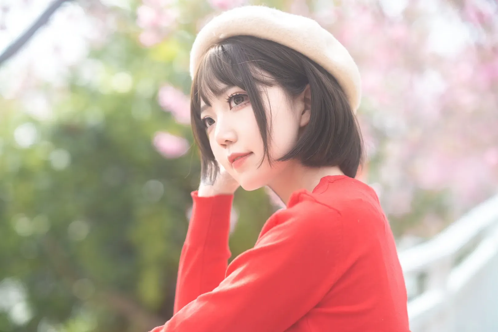 Megumi Kato Cosplay, Saekano: How to Raise a Boring Girlfriend, Cherry blossom portrait, Chengdu photoshoot request, Spring girl portrait - Image 9