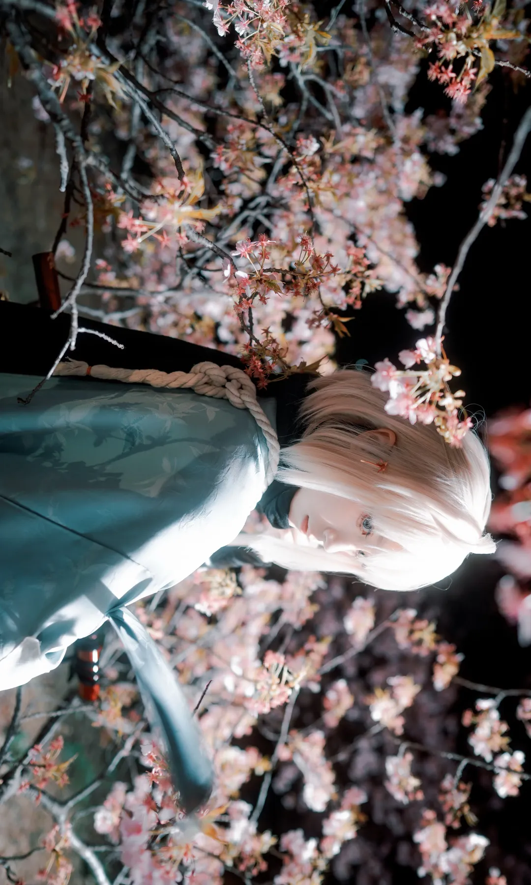 Fate, 冲田总司cos, cosplay正片, 夜樱摄影, 和风武士 - 第2张