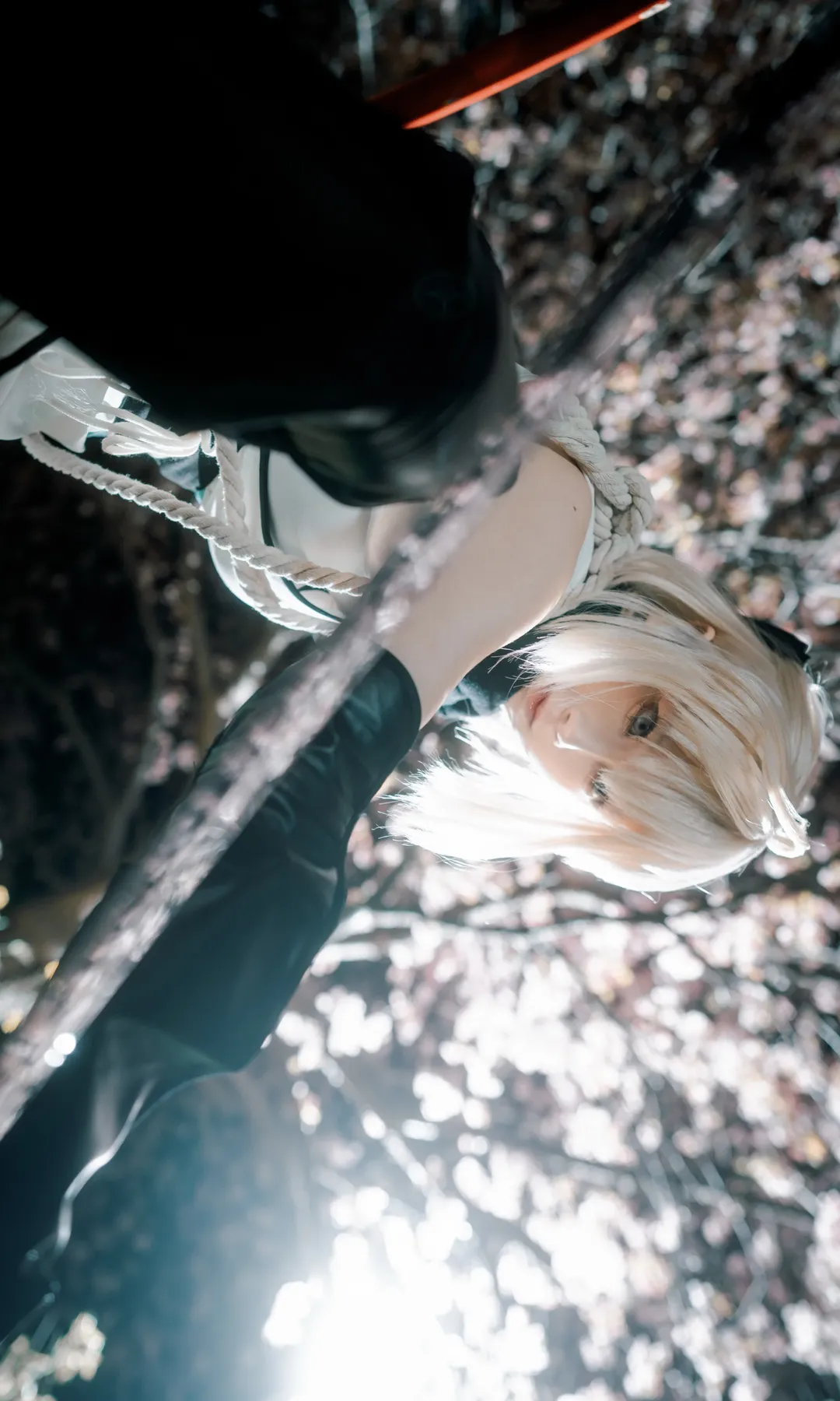 Fate, 冲田总司cos, cosplay正片, 夜樱摄影, 和风武士 - 第3张