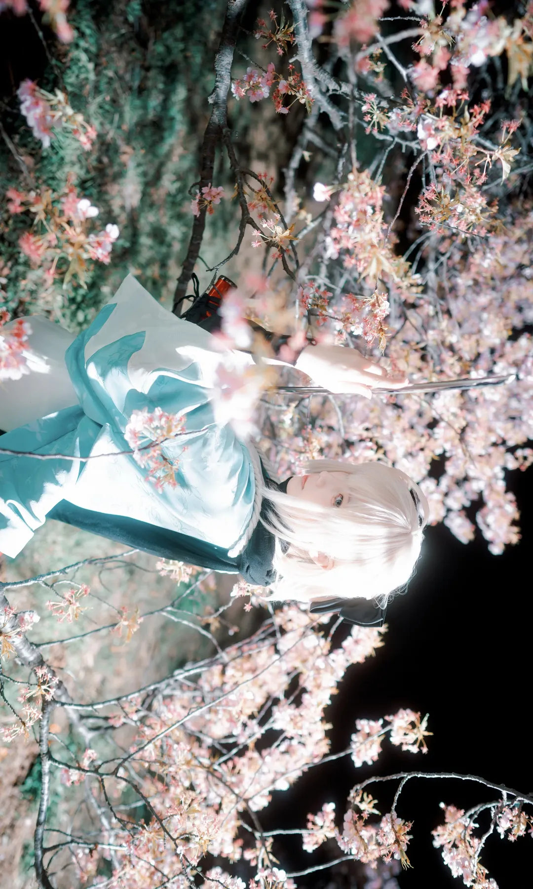 Fate, 冲田总司cos, cosplay正片, 夜樱摄影, 和风武士 - 第4张