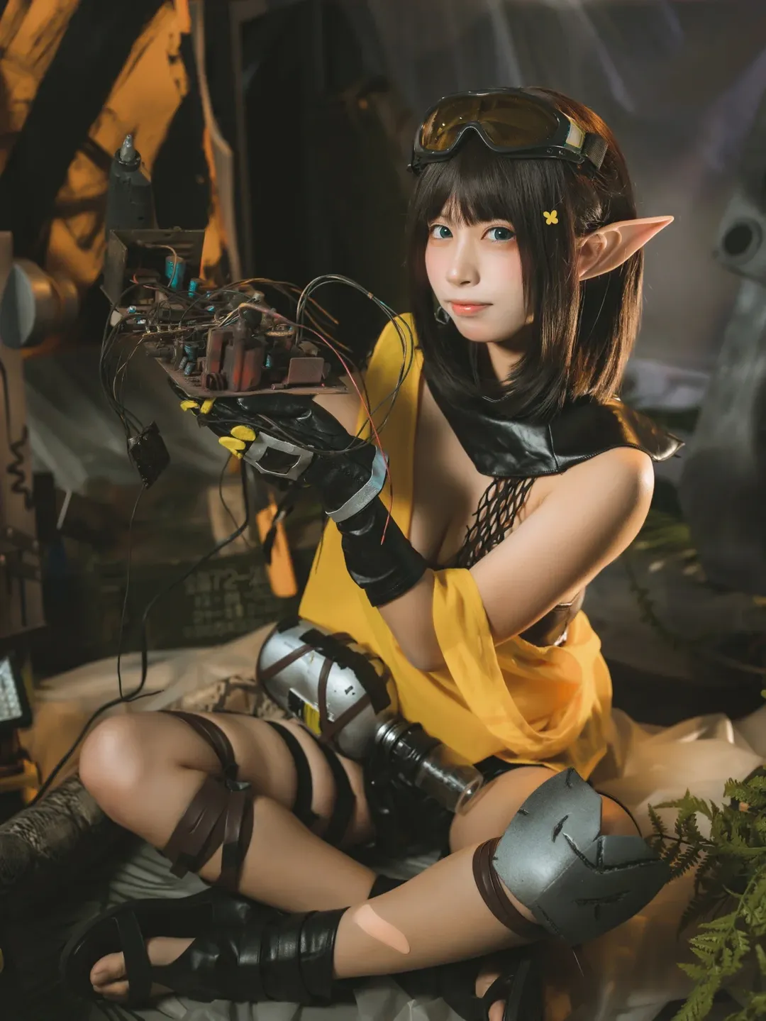 明日方舟, 机械少女, 废土风, cosplay正片, 森蚺cos - 第1张