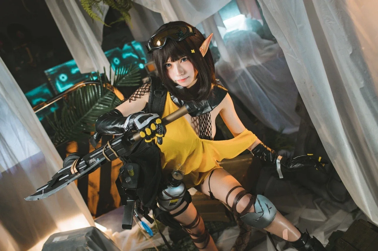 明日方舟, 机械少女, 废土风, cosplay正片, 森蚺cos - 第4张
