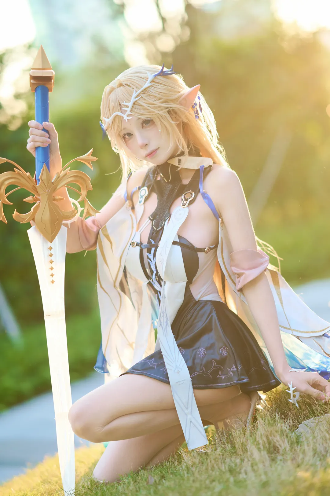 鸣潮, 卡提希娅cos, 萤火虫漫展, 外景摄影, cosplay日常