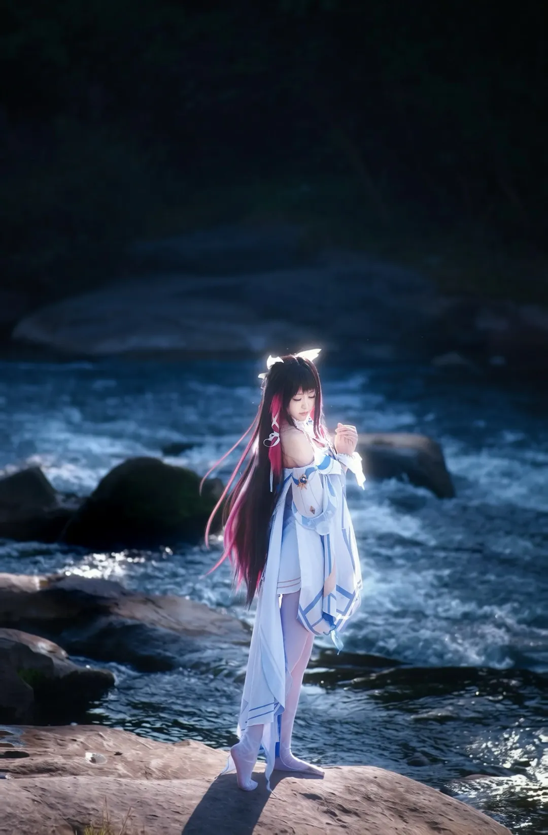 原神, 哥伦比娅cos, cosplay, 户外摄影, 少女cos