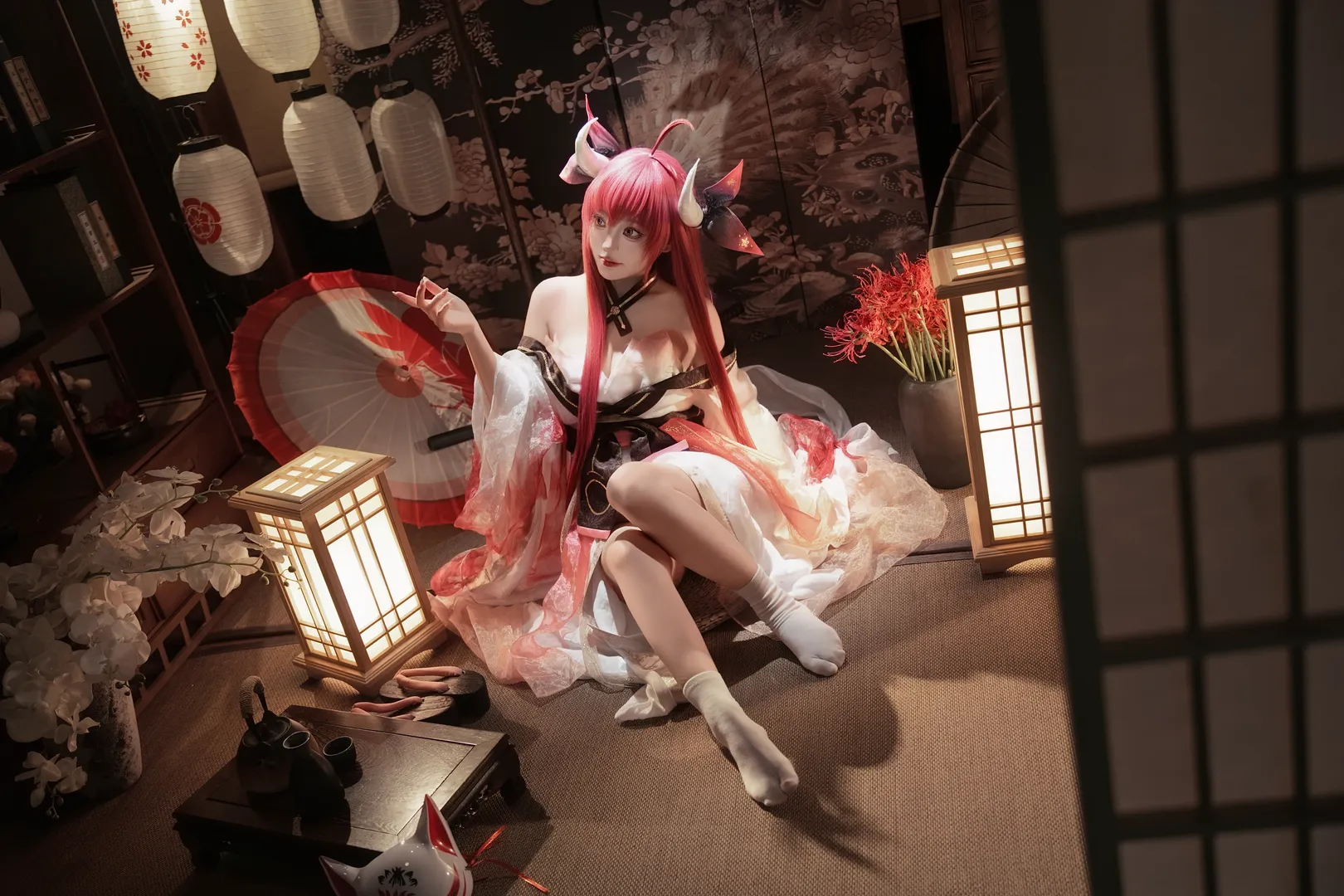 和风摄影, 约会大作战, 五河琴里cos, 灵装cosplay, 日式和室cos - 第2张