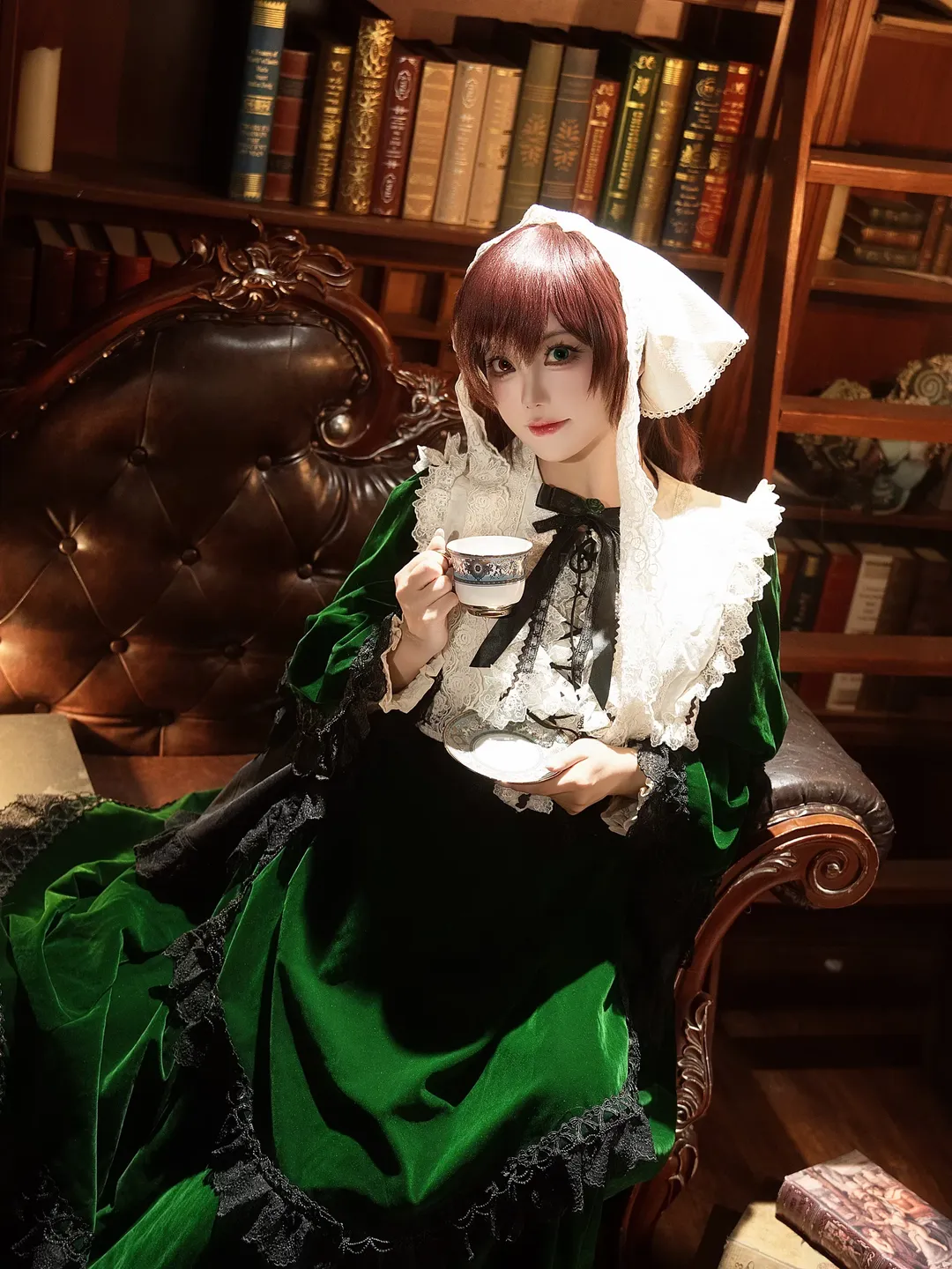 漫展返图, cosplay拍摄, 蔷薇少女, 翠星石cos, 复古洋装穿搭