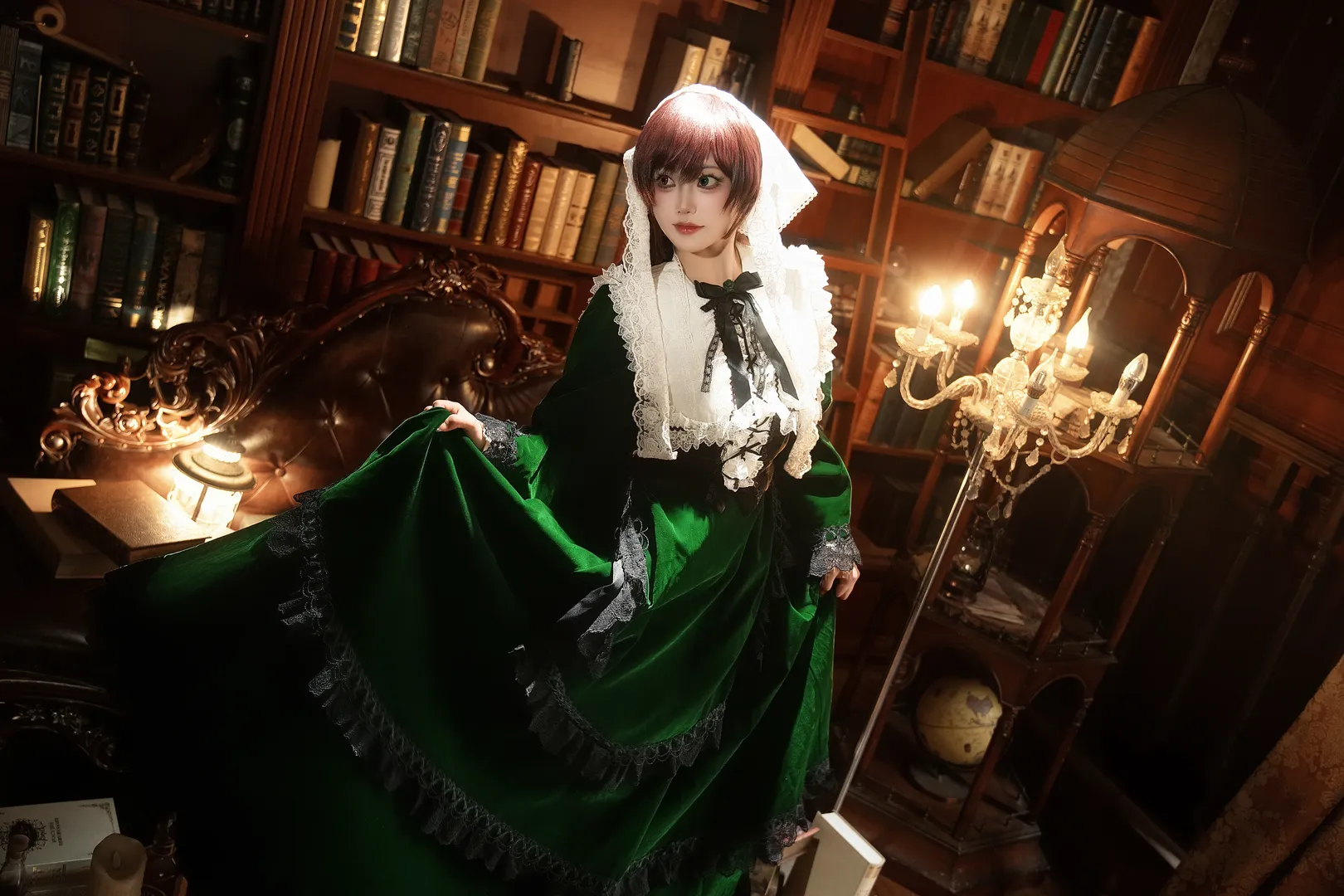 复古摄影, 蔷薇少女, 哥特洛丽塔, 翠星石cos, 翠星石cosplay - 第1张