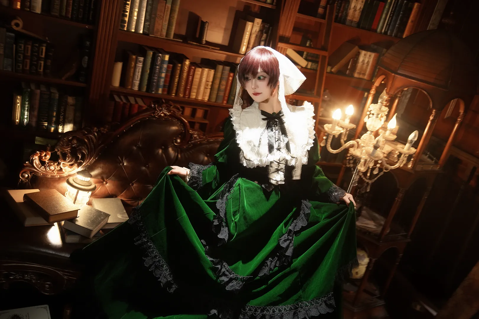 复古摄影, 蔷薇少女, 哥特洛丽塔, 翠星石cos, 翠星石cosplay - 第2张
