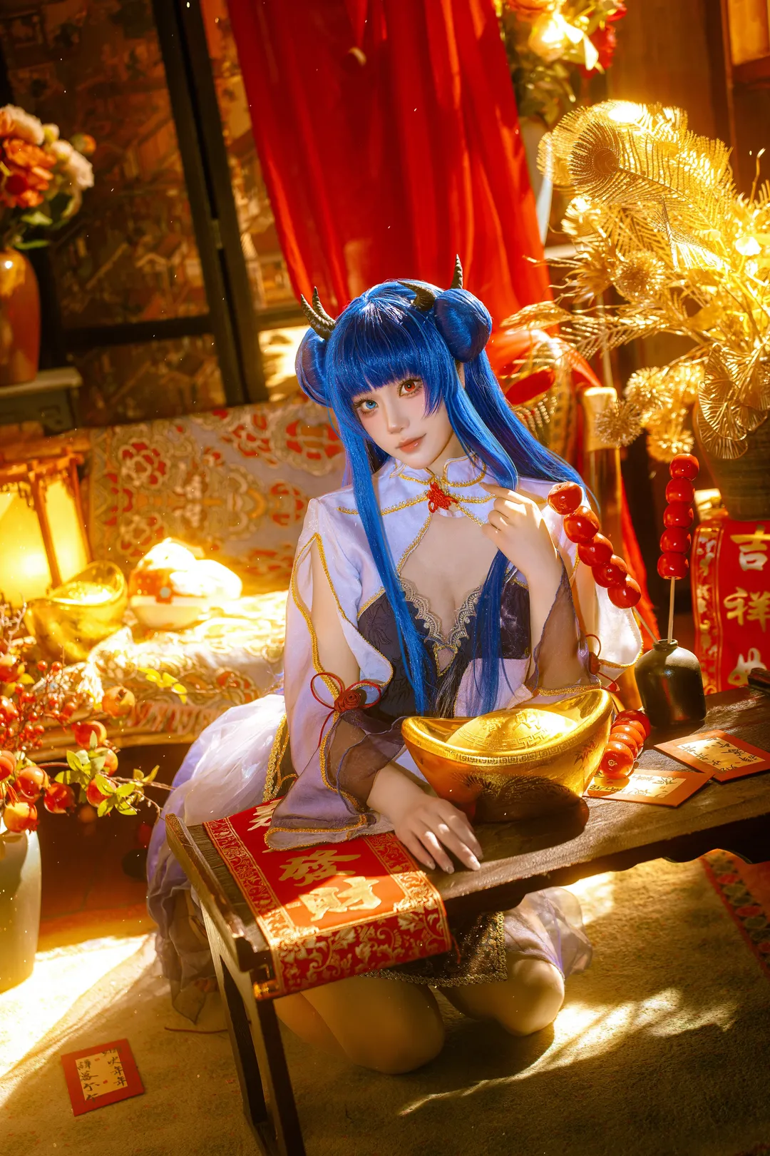碧蓝航线, 碧蓝航线cos, cosplay摄影, 新年贺图, 伊吹cos - 第1张